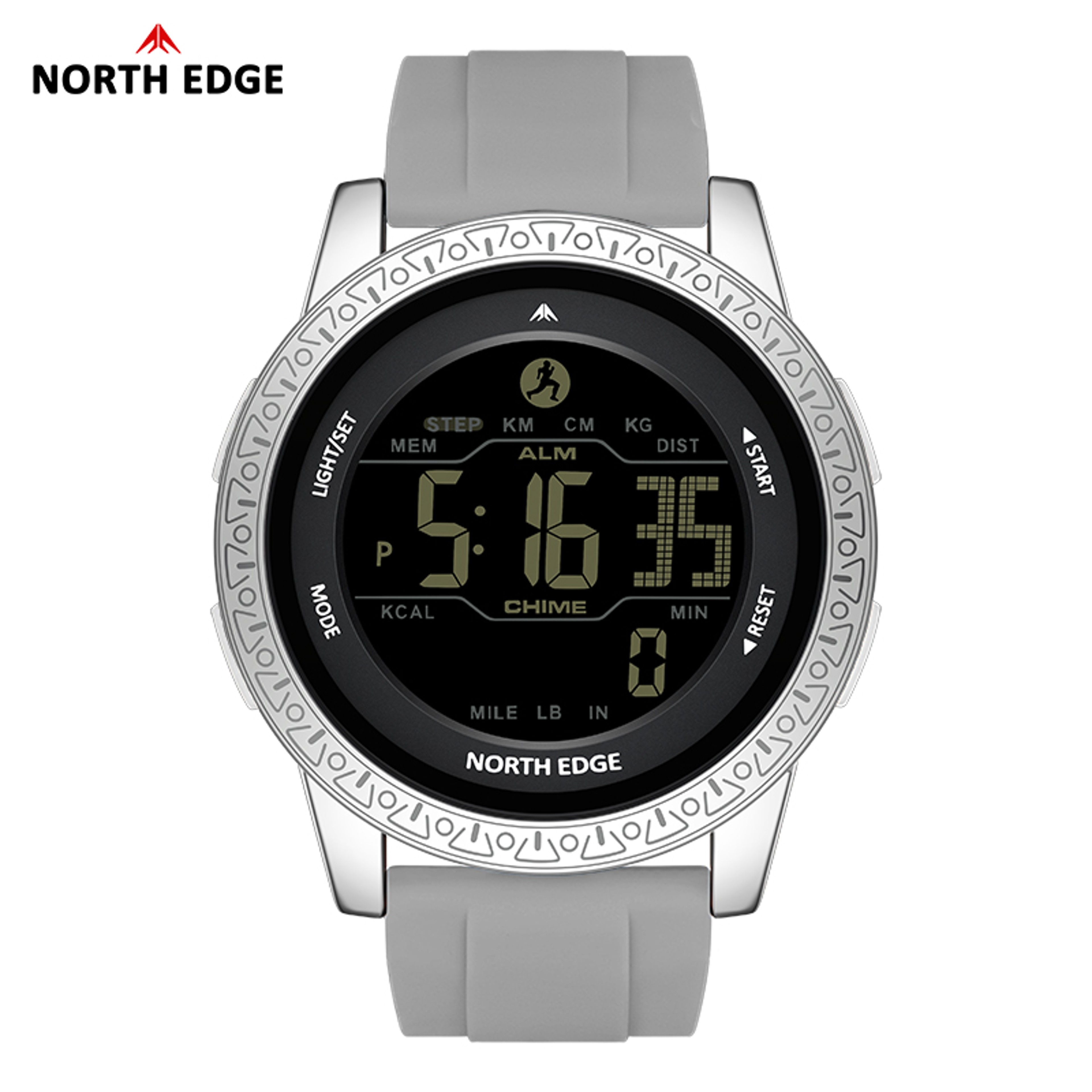 Apollo Waterproof Digital Watch With Pedometer And Dual Time 7