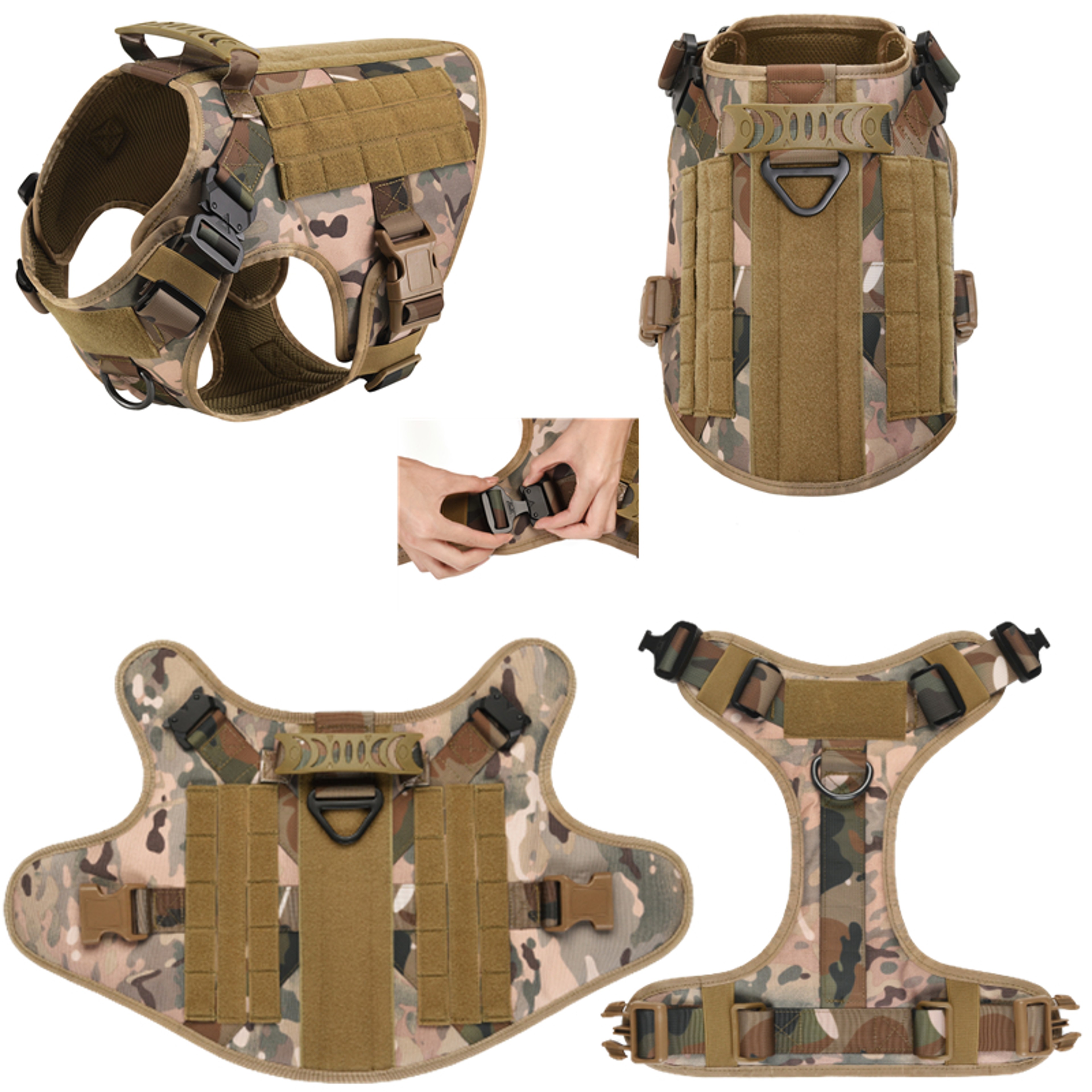 Tactical Dog Harness And Leash Set For Training Walking And Outdoor Adventures 0