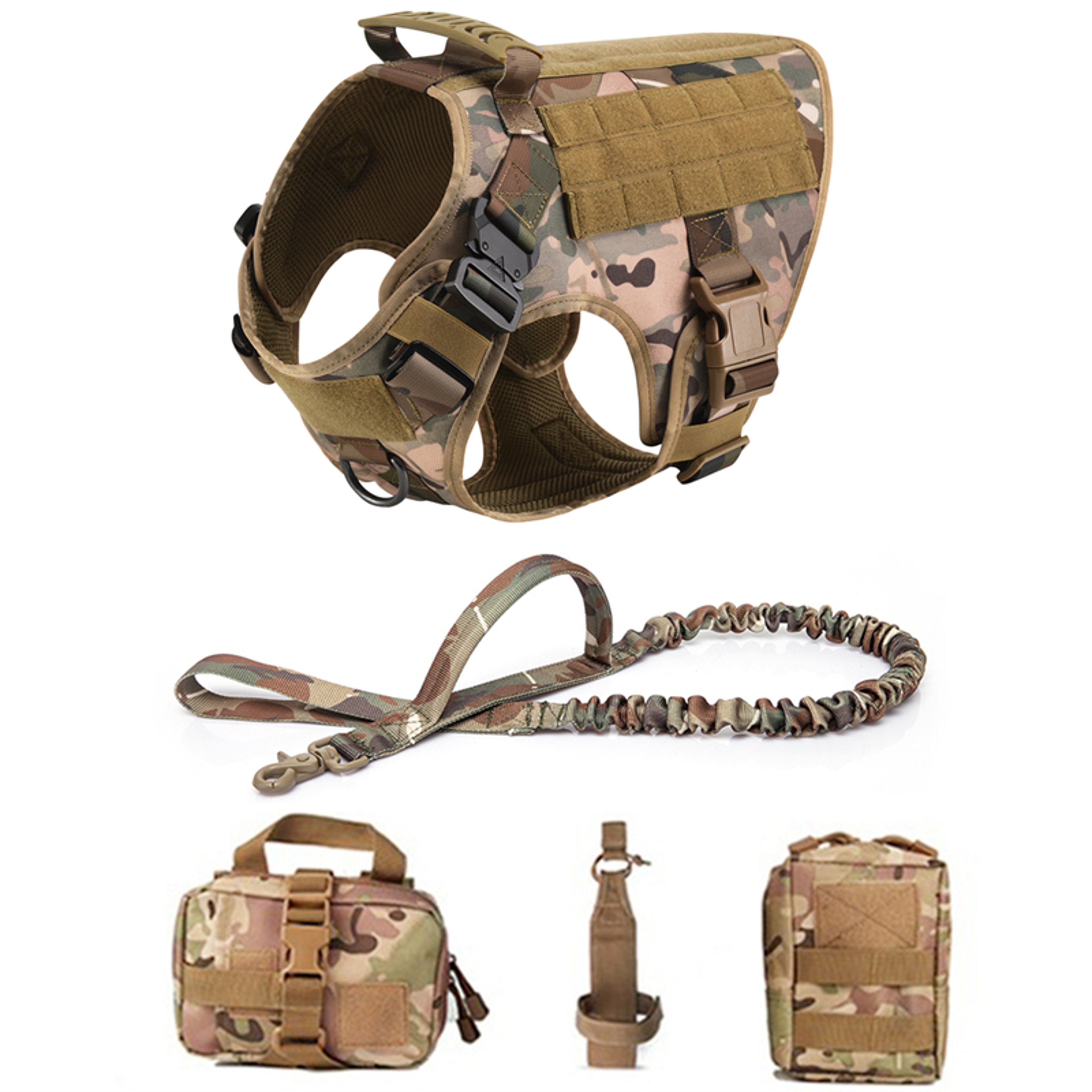 Tactical Dog Harness And Leash Set For Training Walking And Outdoor Adventures 6