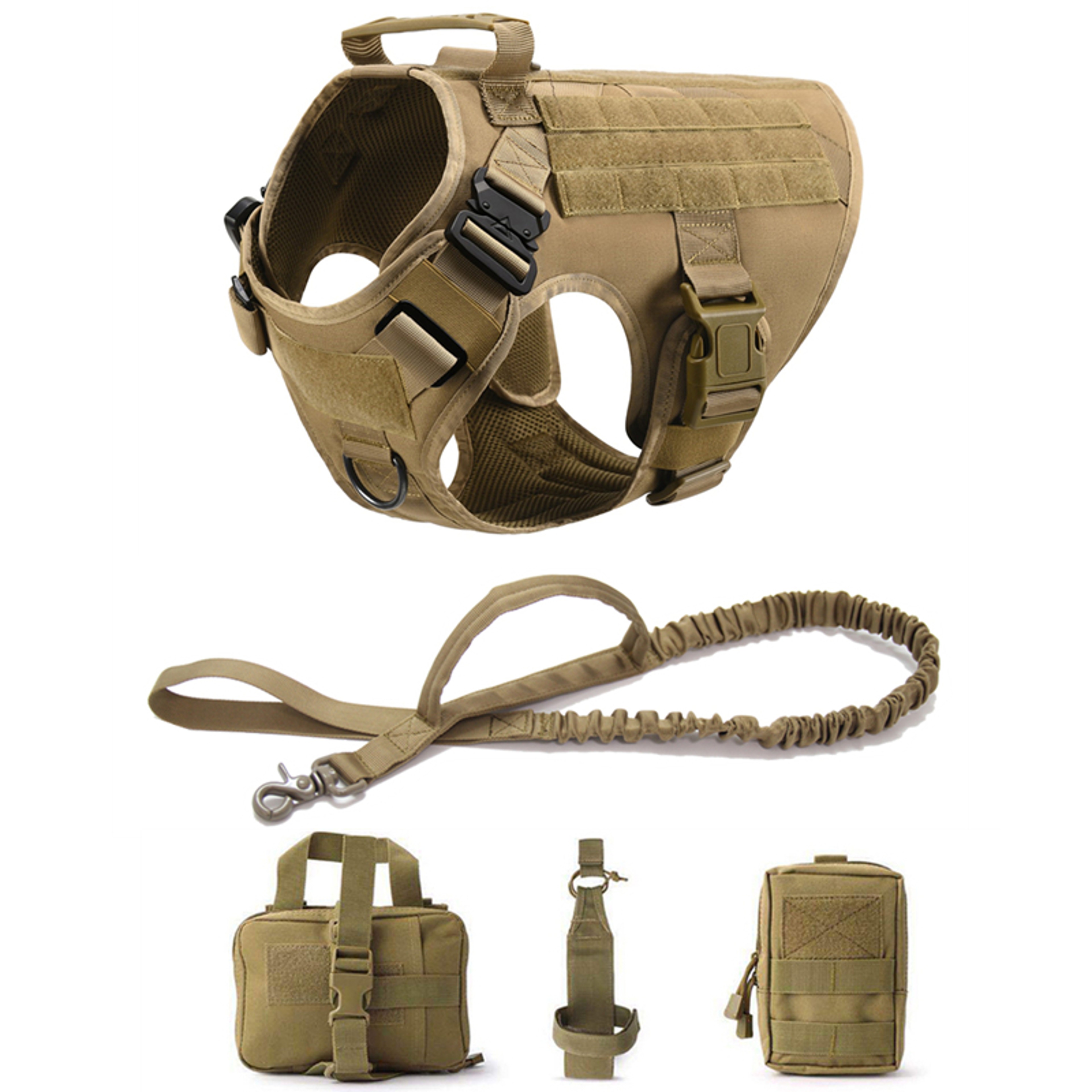 Tactical Dog Harness And Leash Set For Training Walking And Outdoor Adventures 8