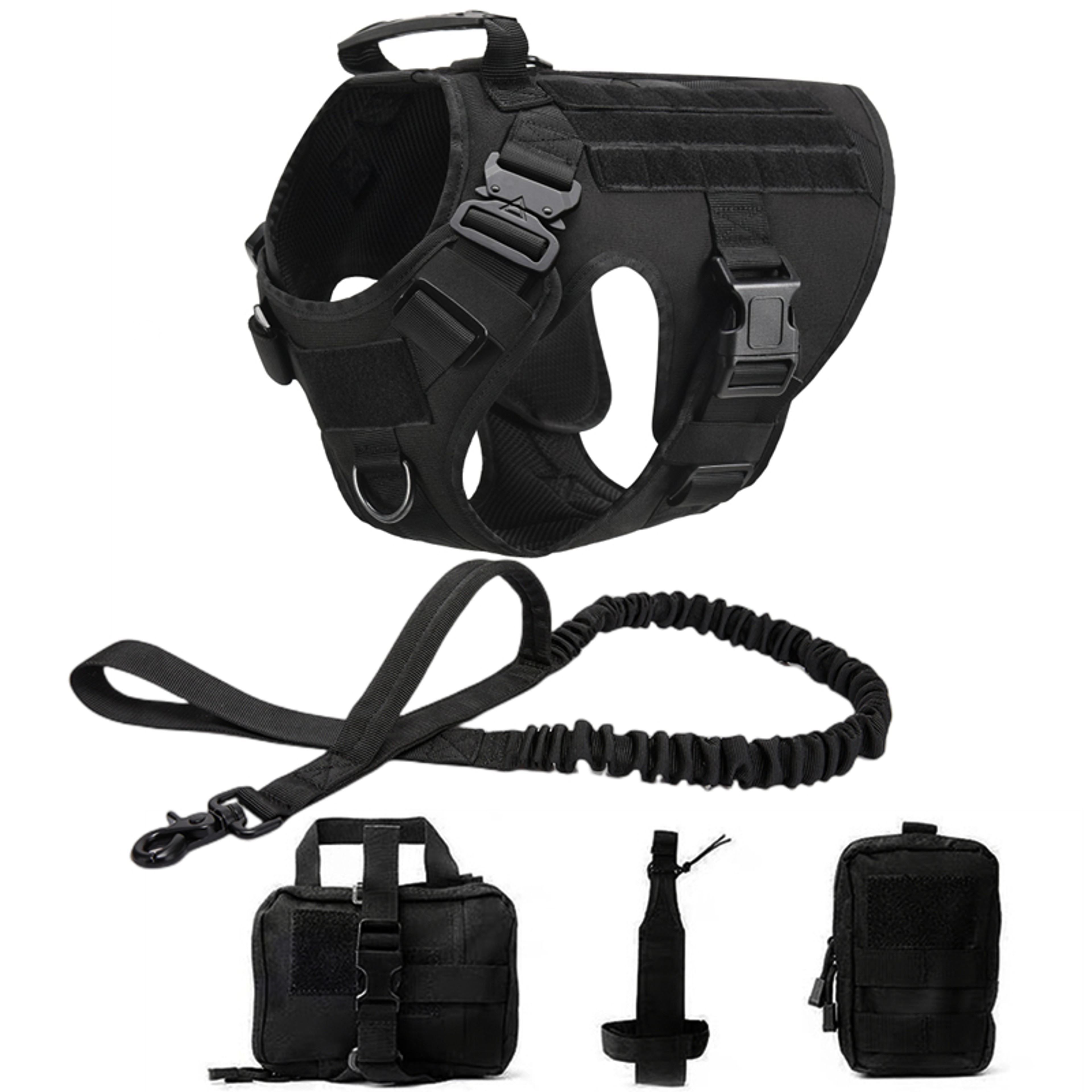 Tactical Dog Harness And Leash Set For Training Walking And Outdoor Adventures 10