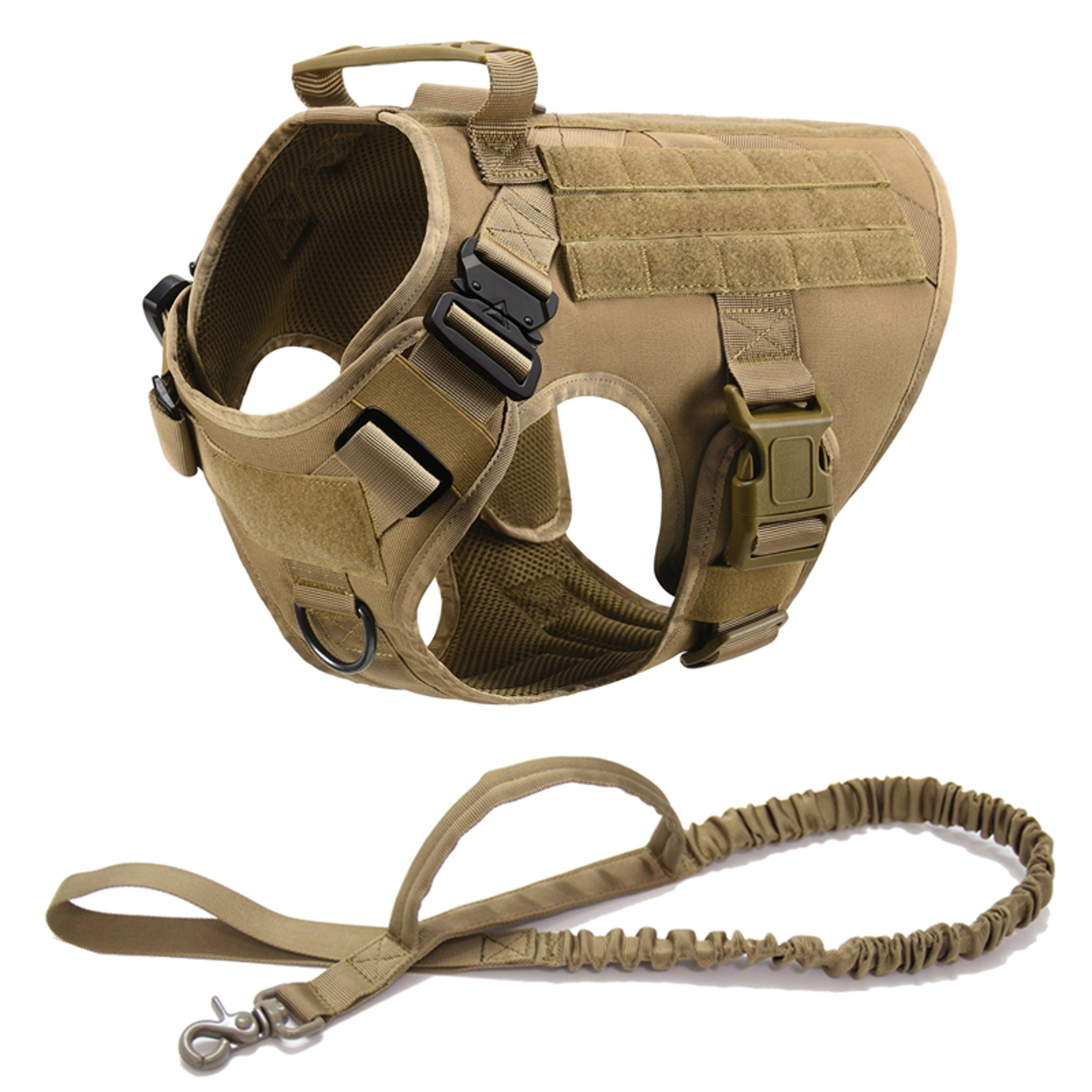 Tactical Dog Harness And Leash Set For Training Walking And Outdoor Adventures 16
