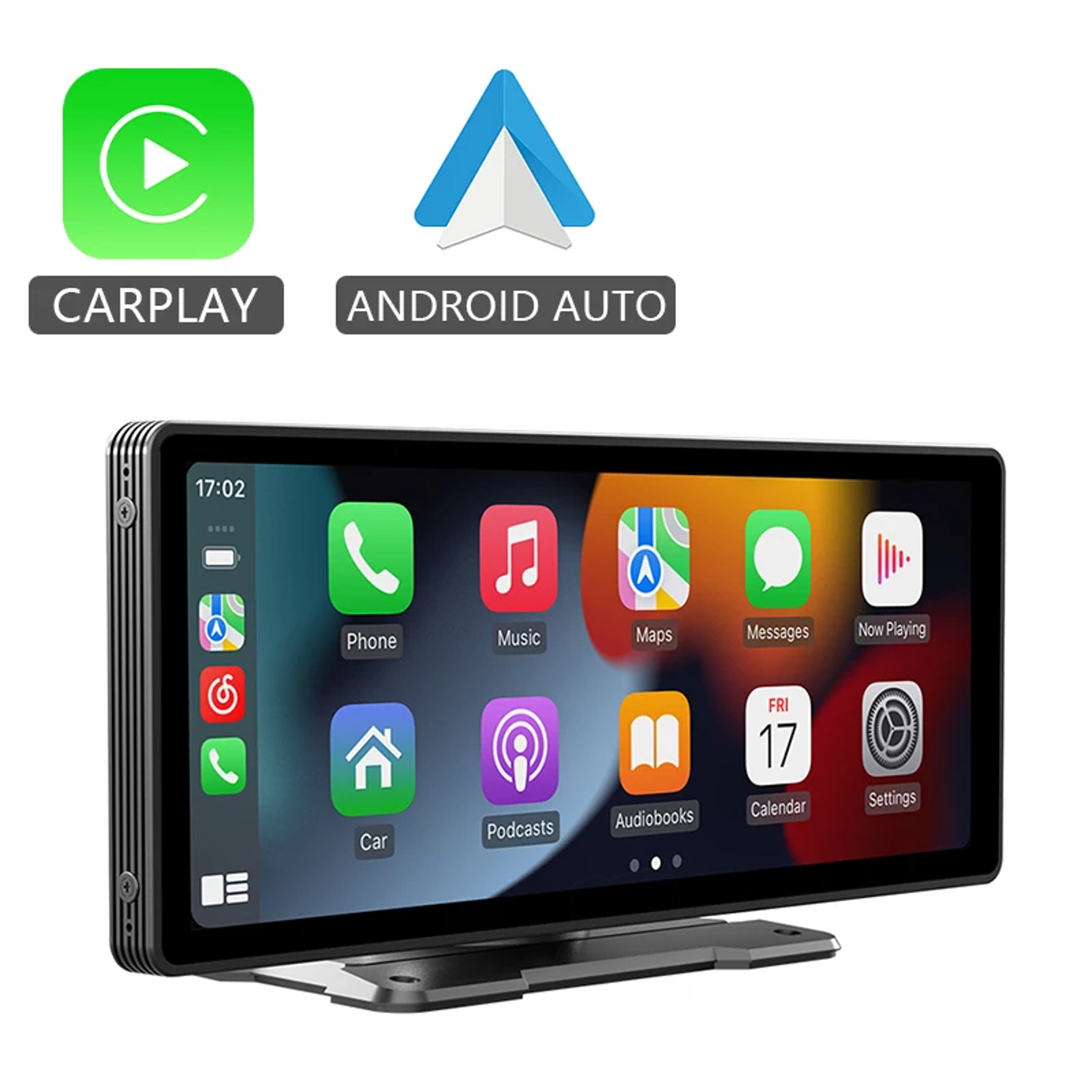 Wireless CarPlay Screen With Android Auto Bluetooth AUX And USB 6