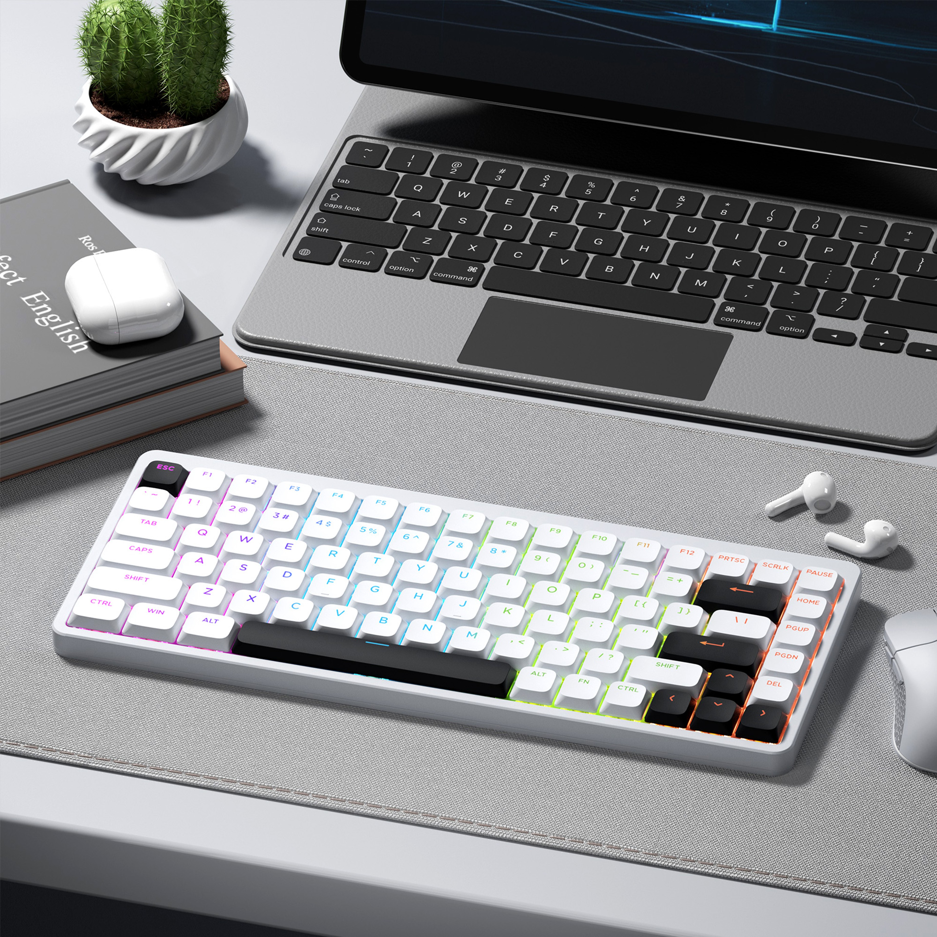 Low Profile Keycaps Key Shine Through Keycaps Double Shot PBT Set – view 6