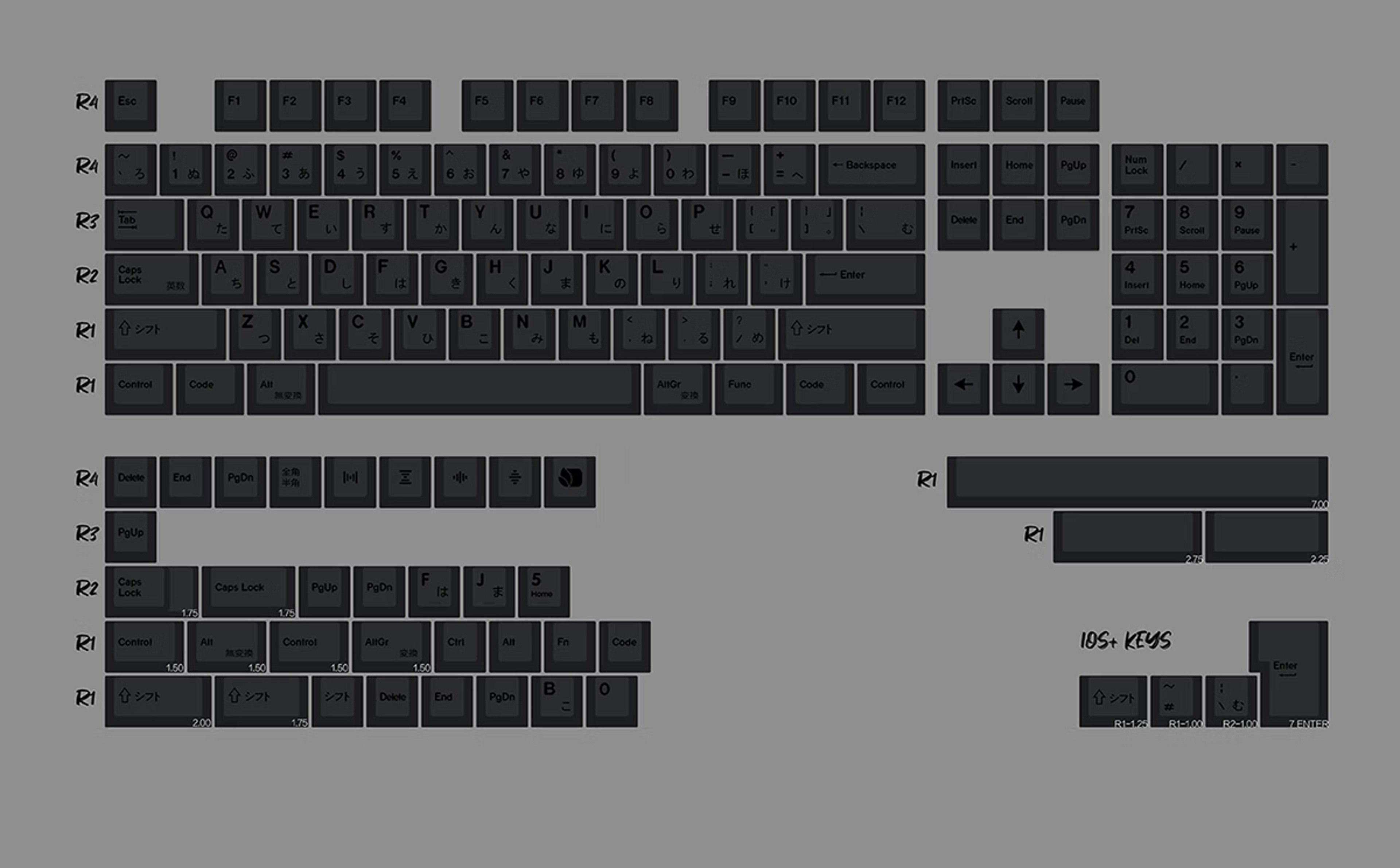 Minimalist Red PBT Keycaps Cherry Profile Key Set for MX Mechanical Keyboards – view 15
