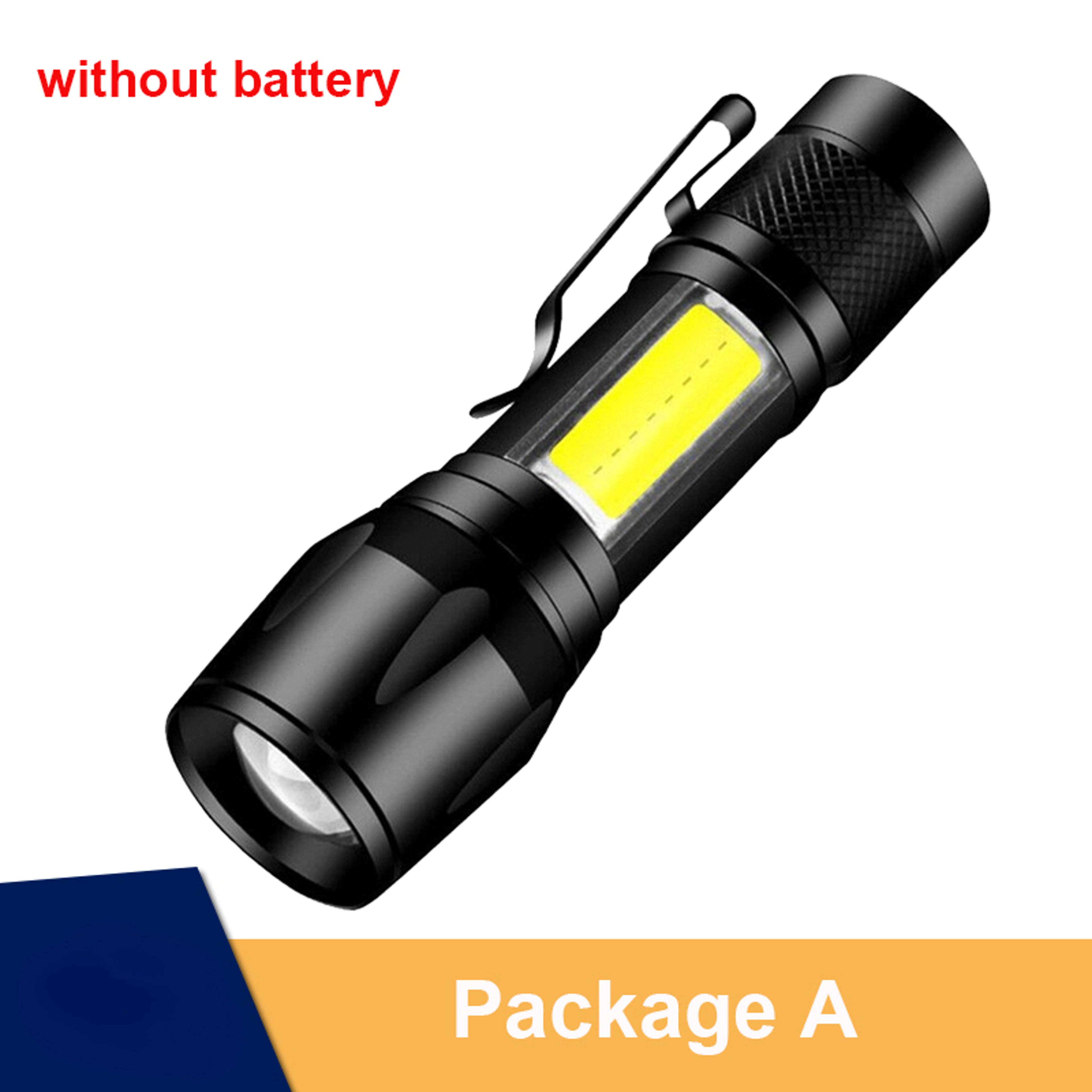 Ultra Bright Rechargeable LED Flashlight Waterproof Zoomable Tactical Flashlight – view 10