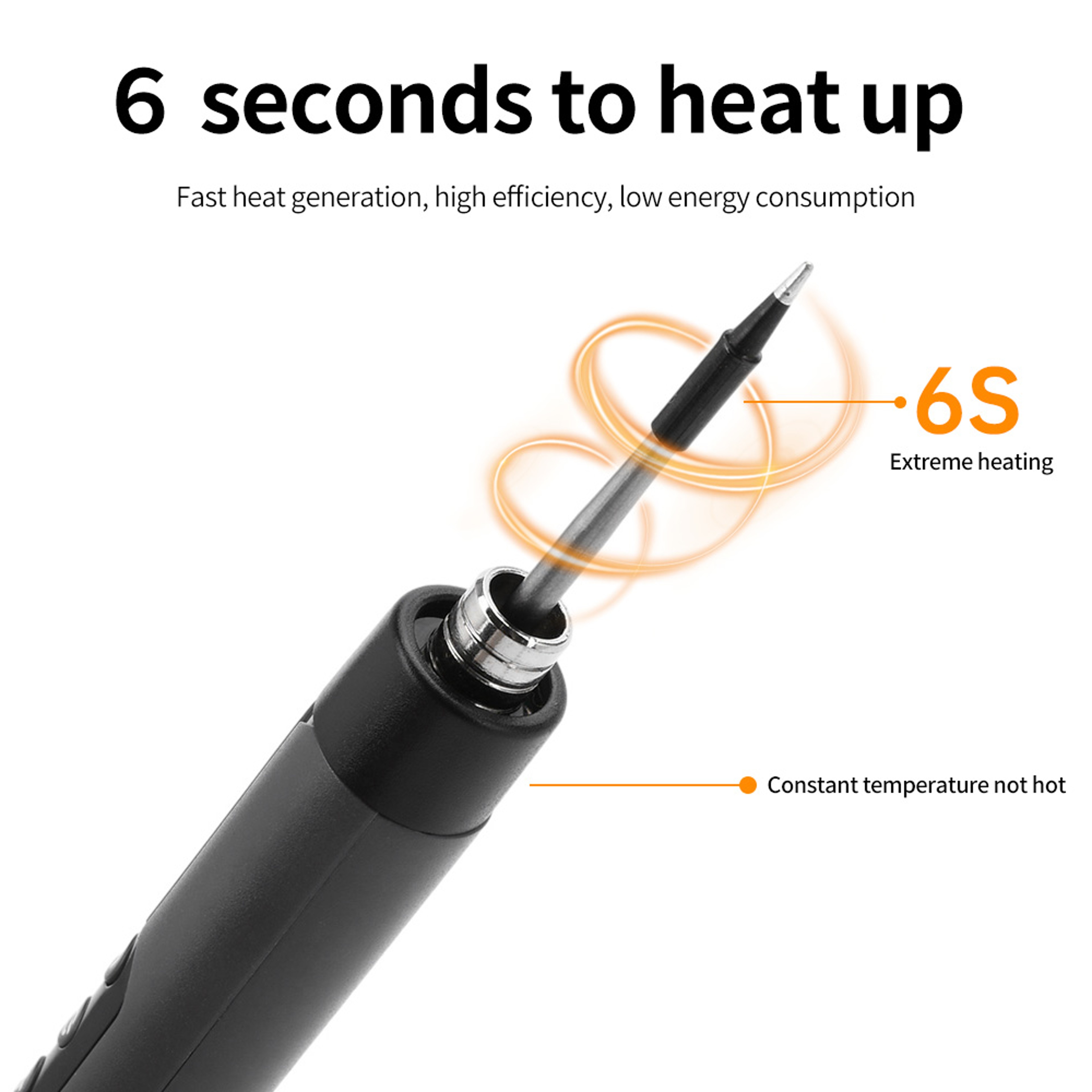 Mini Cordless Soldering Iron Kit with USB C Charging and Adjustable Temperature – view 4