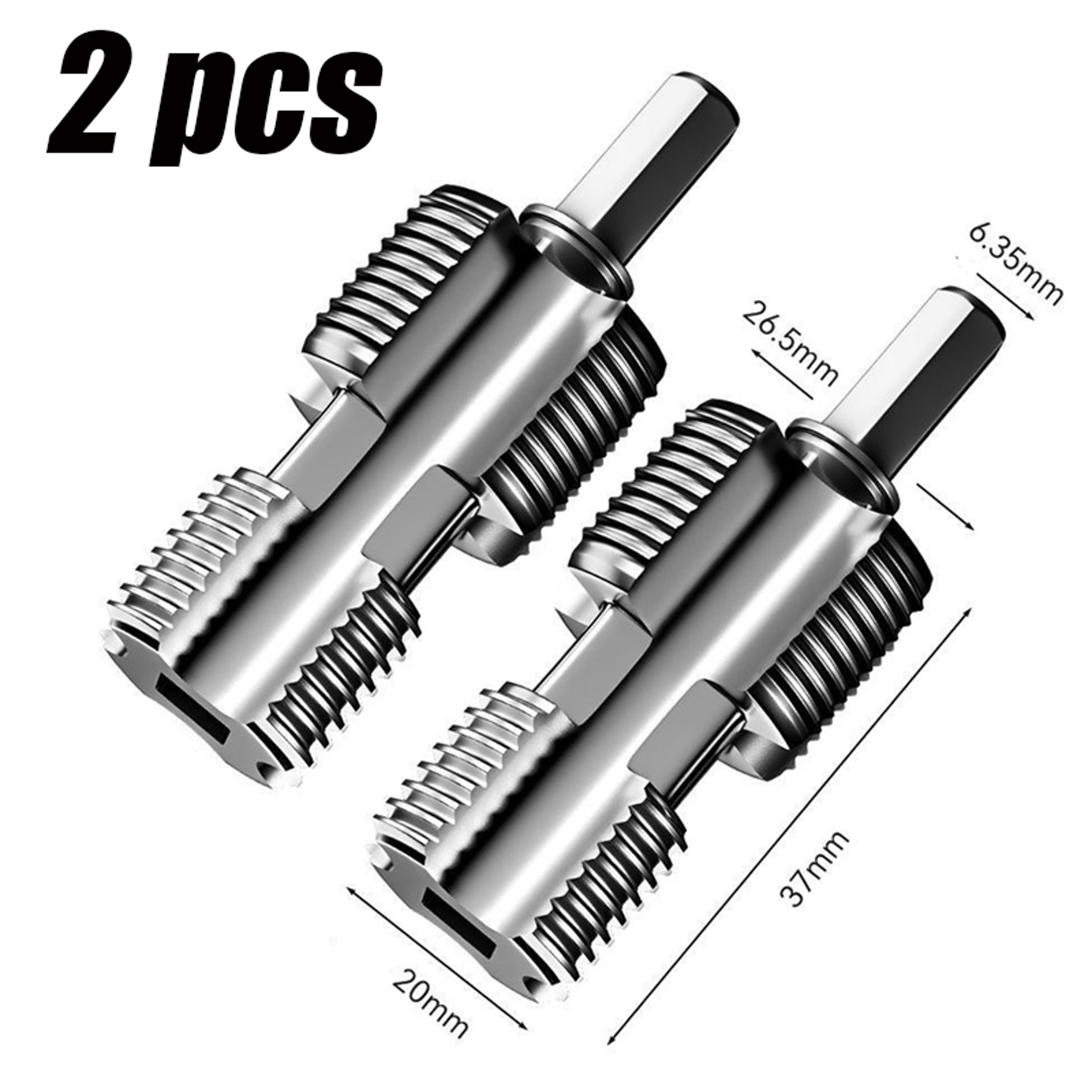 Water Pipe Tapping Tool With Hex Shank Drill Pipe Thread Opener 7