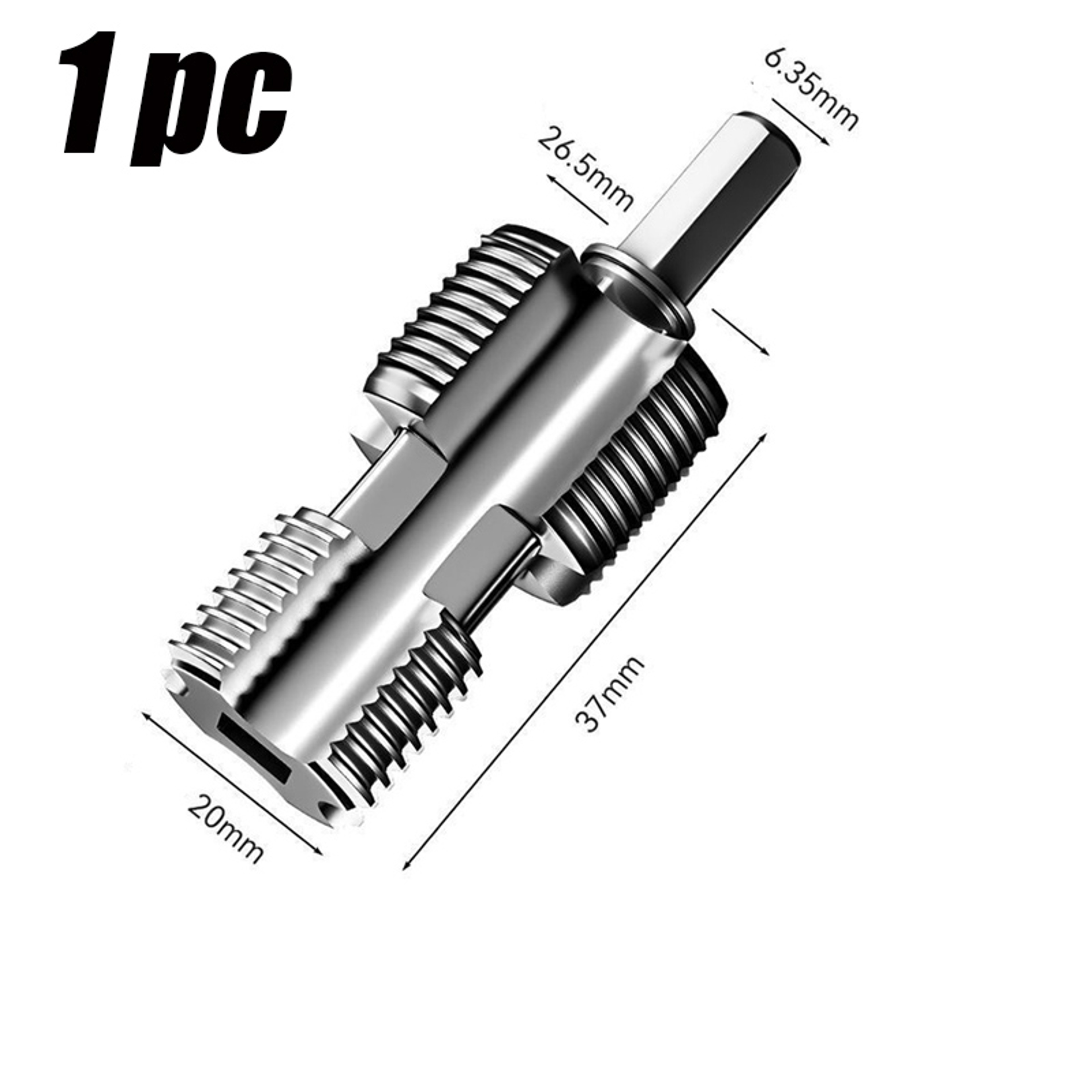 Water Pipe Tapping Tool With Hex Shank Drill Pipe Thread Opener 8