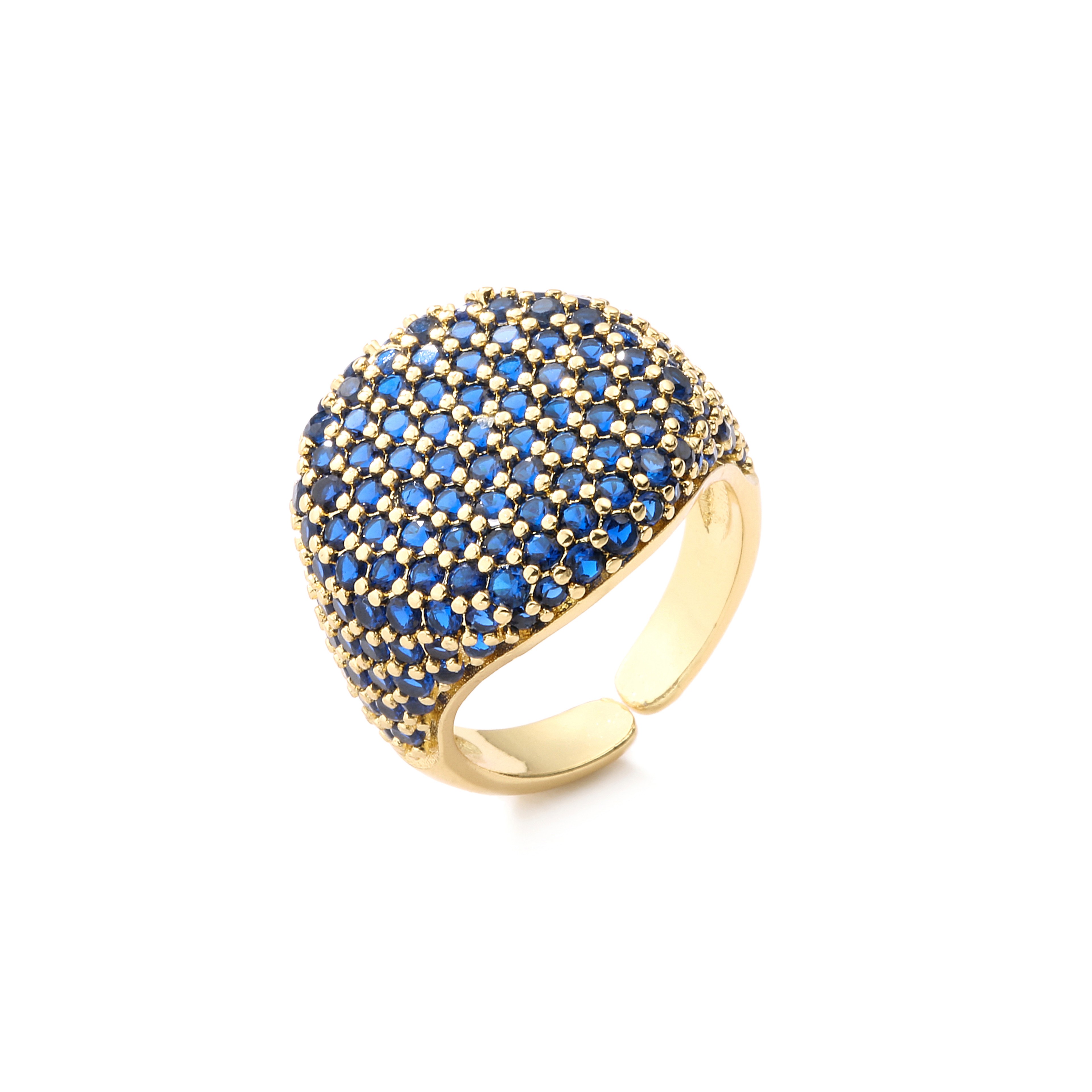 Colorful Cubic Zirconia Statement Ring For Women 8