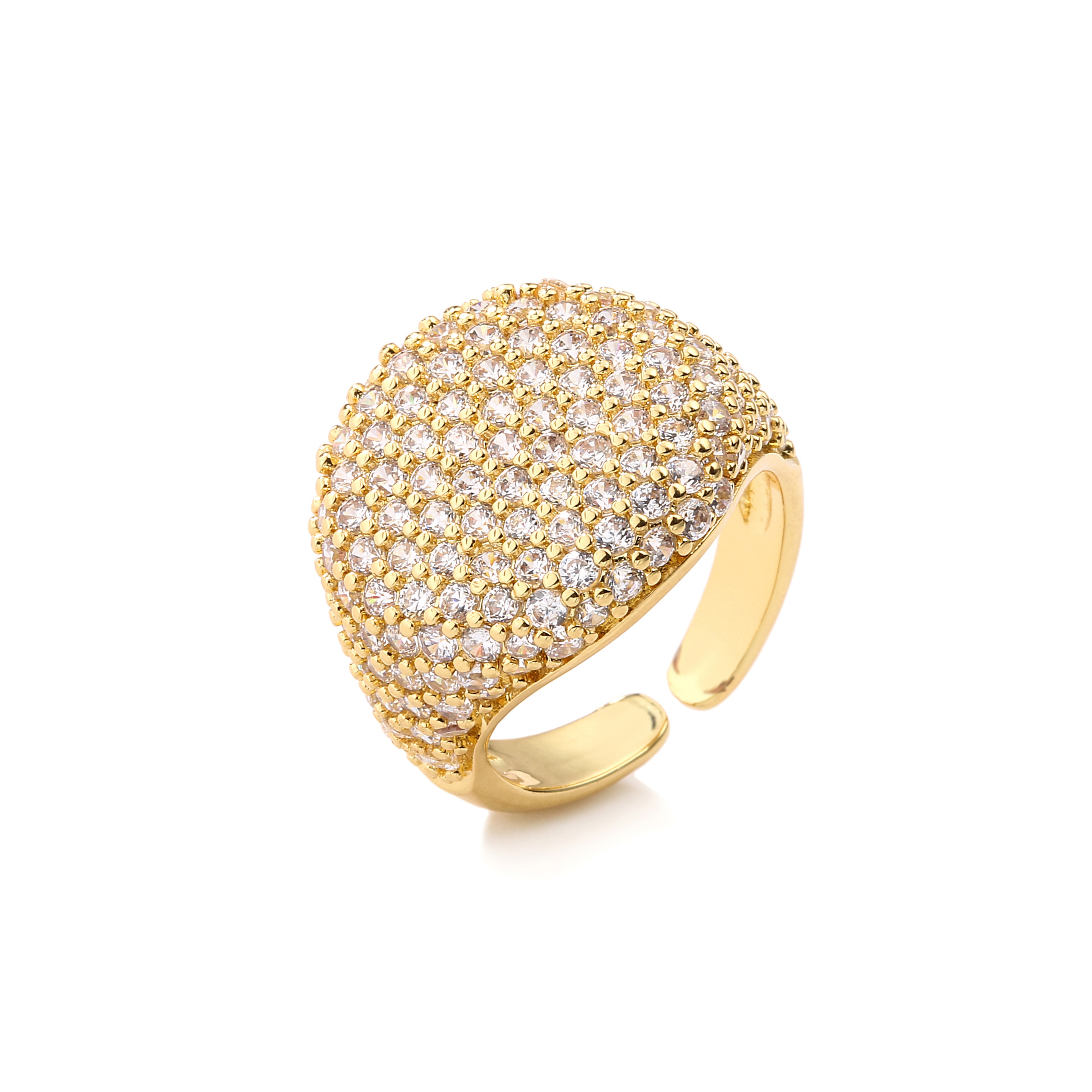 Colorful Cubic Zirconia Statement Ring For Women 7