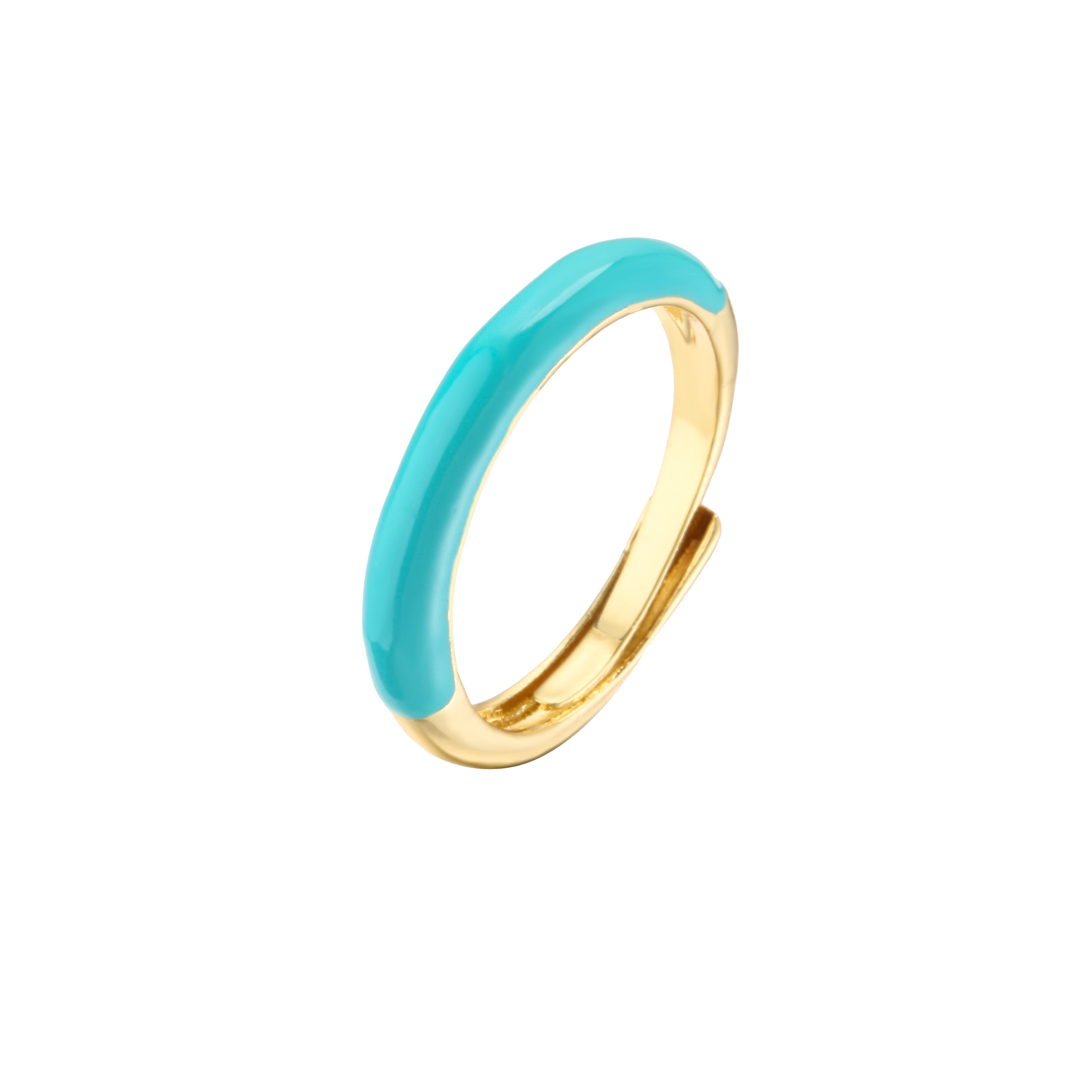 Enamel Rings For Women Minimalist Stackable Fashion Ring 6