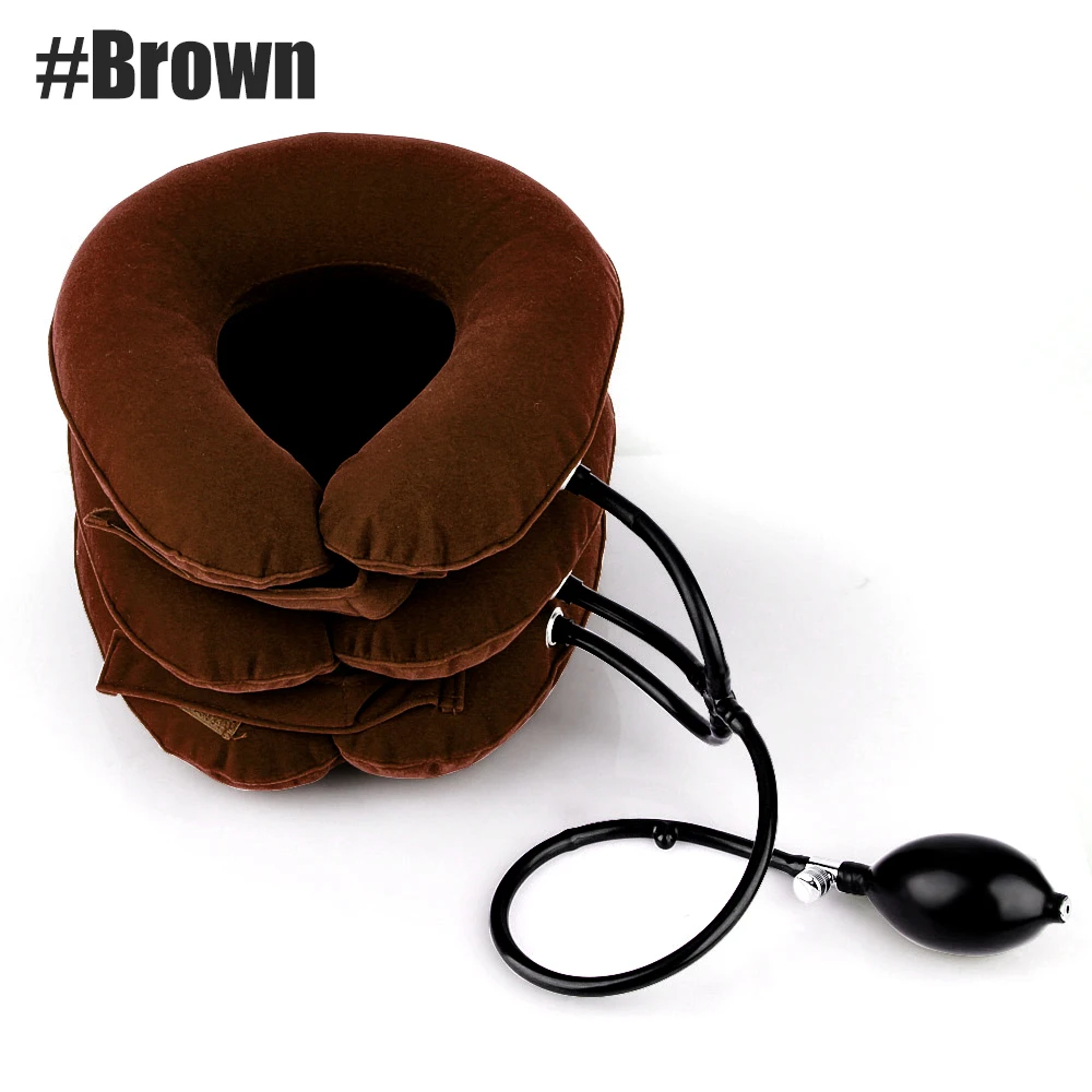 Adjustable Inflatable Cervical Neck Traction Device And Neck Stretcher Pillow 7