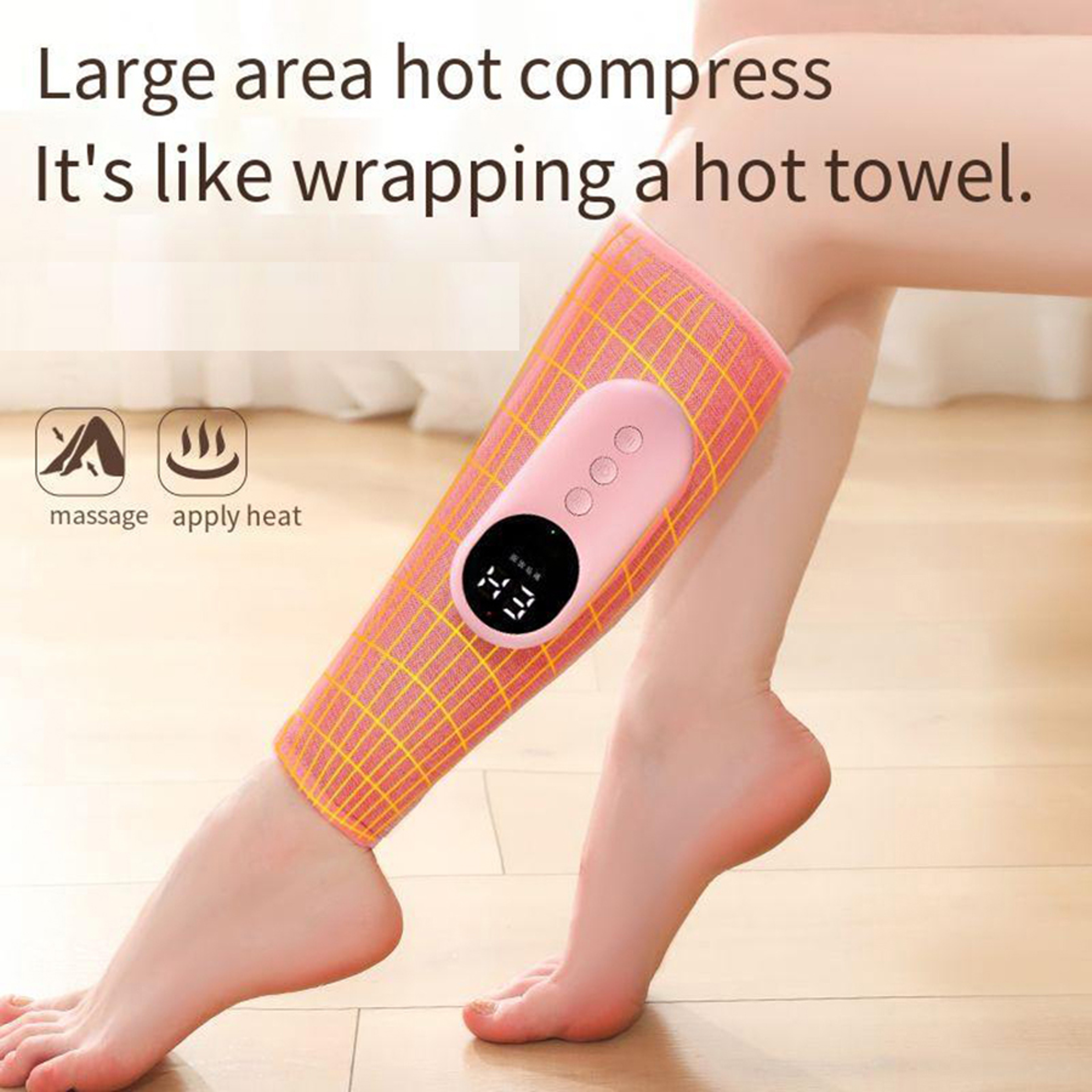 Wireless Calf Massager With Heat And 360 Air Compression 2