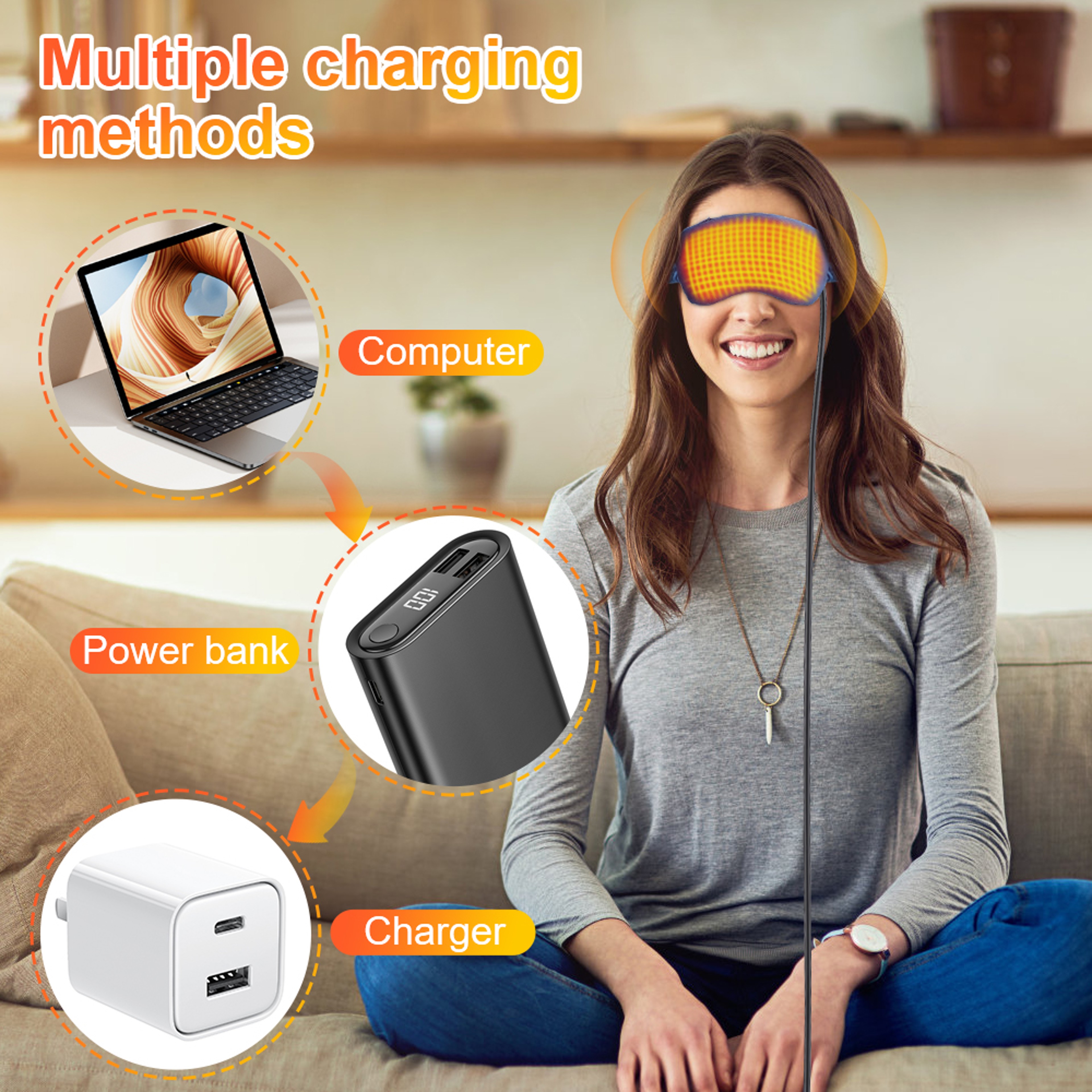 USB Heated Eye Mask For Tired Eyes And Restful Sleep 4