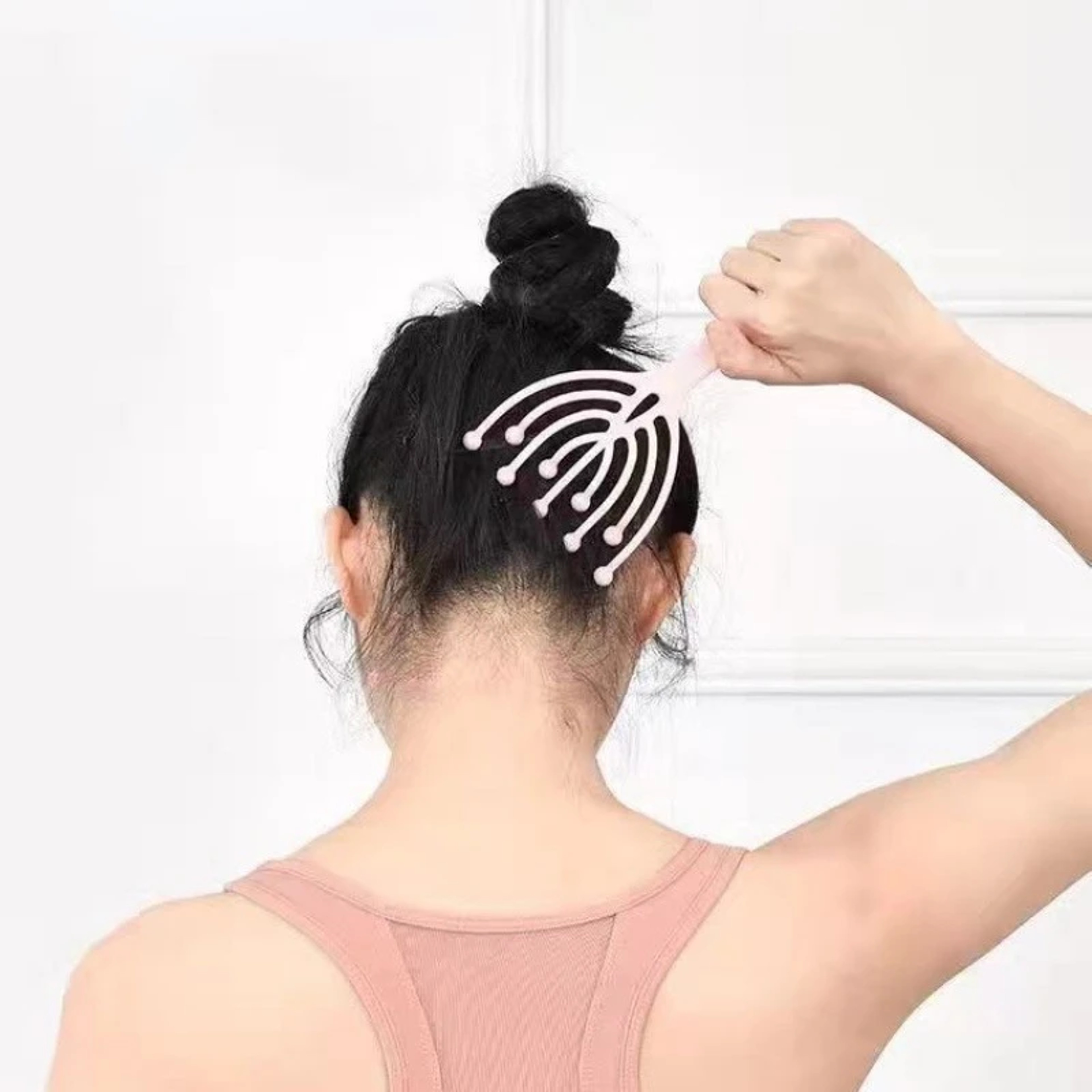 Nine Claw Scalp Massager With Steel Balls For Head Neck Stress Relief 0