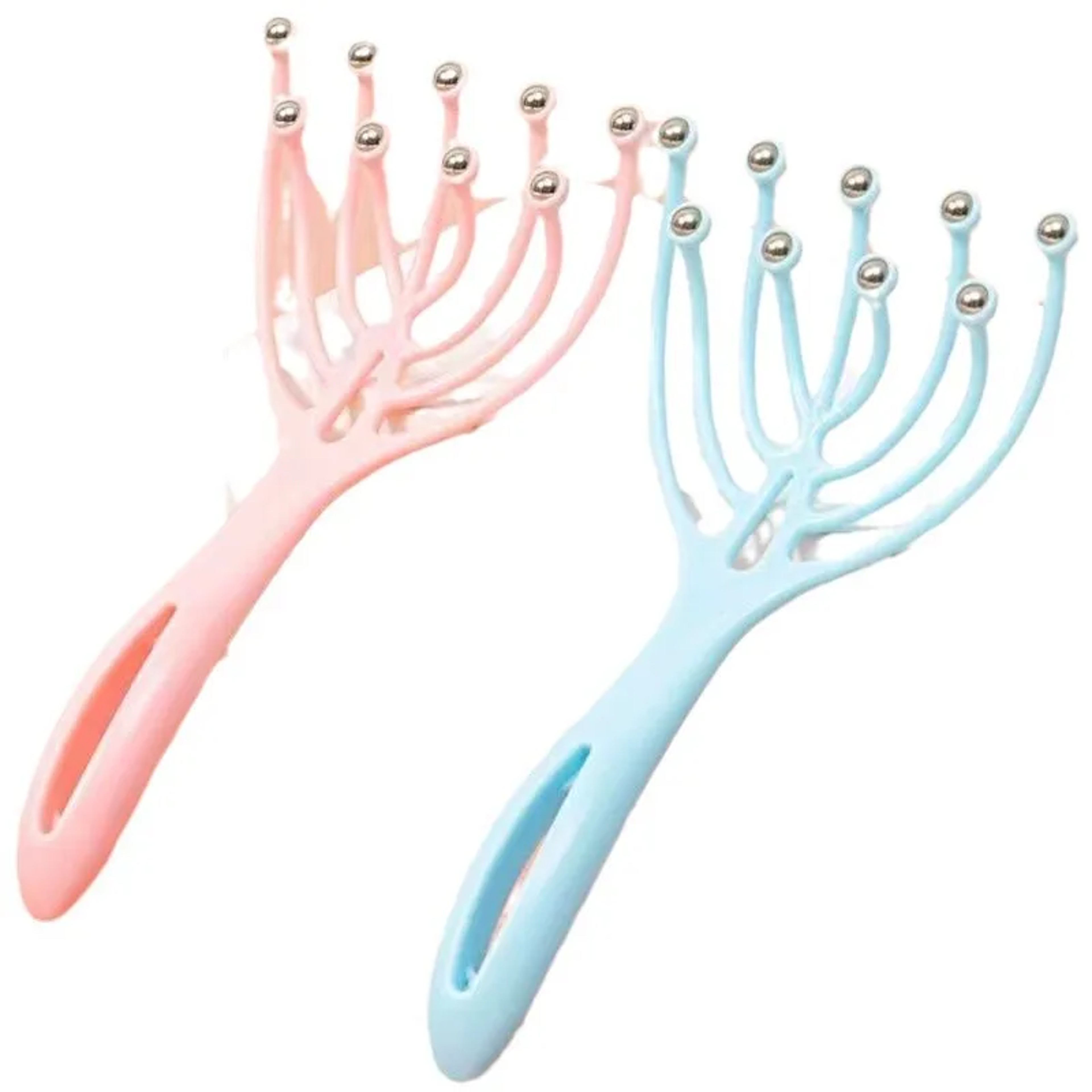 Nine Claw Scalp Massager With Steel Balls For Head Neck Stress Relief 4