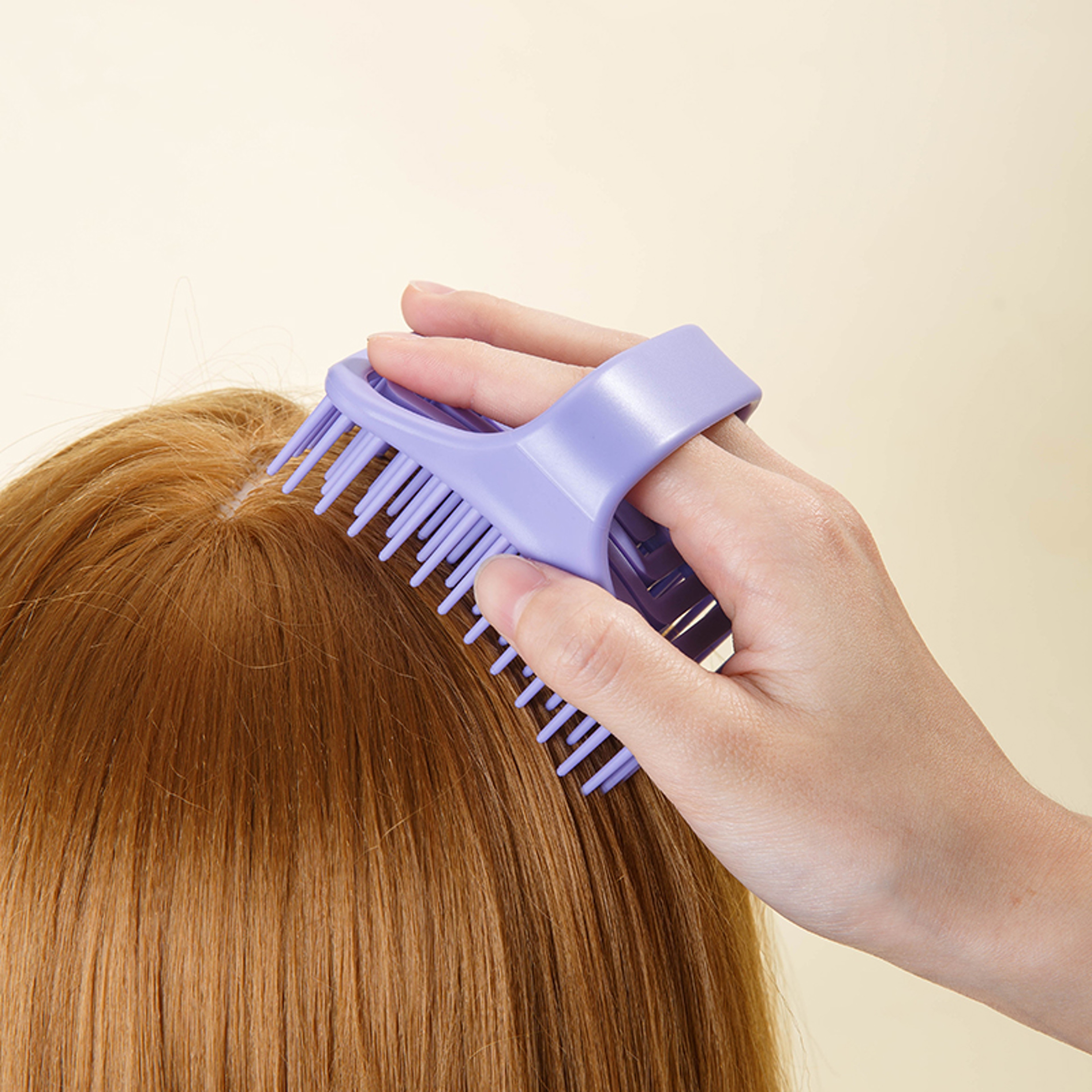 Soft Silicone Scalp Massager Shampoo Brush For Deep Cleansing And Hair Washing 0