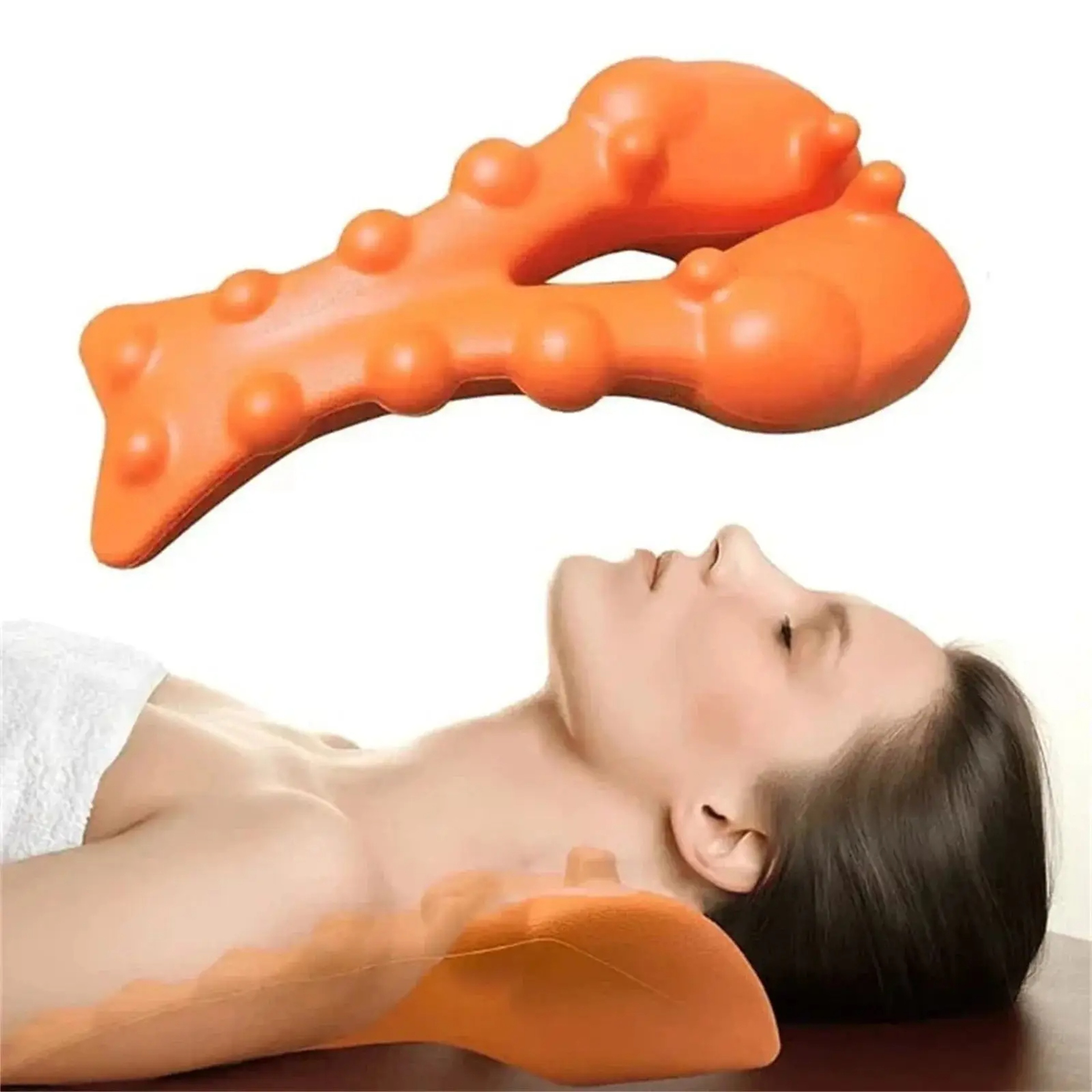 Neck Stretcher and Trigger Point Massager for Neck and Shoulder Relaxation – view 1