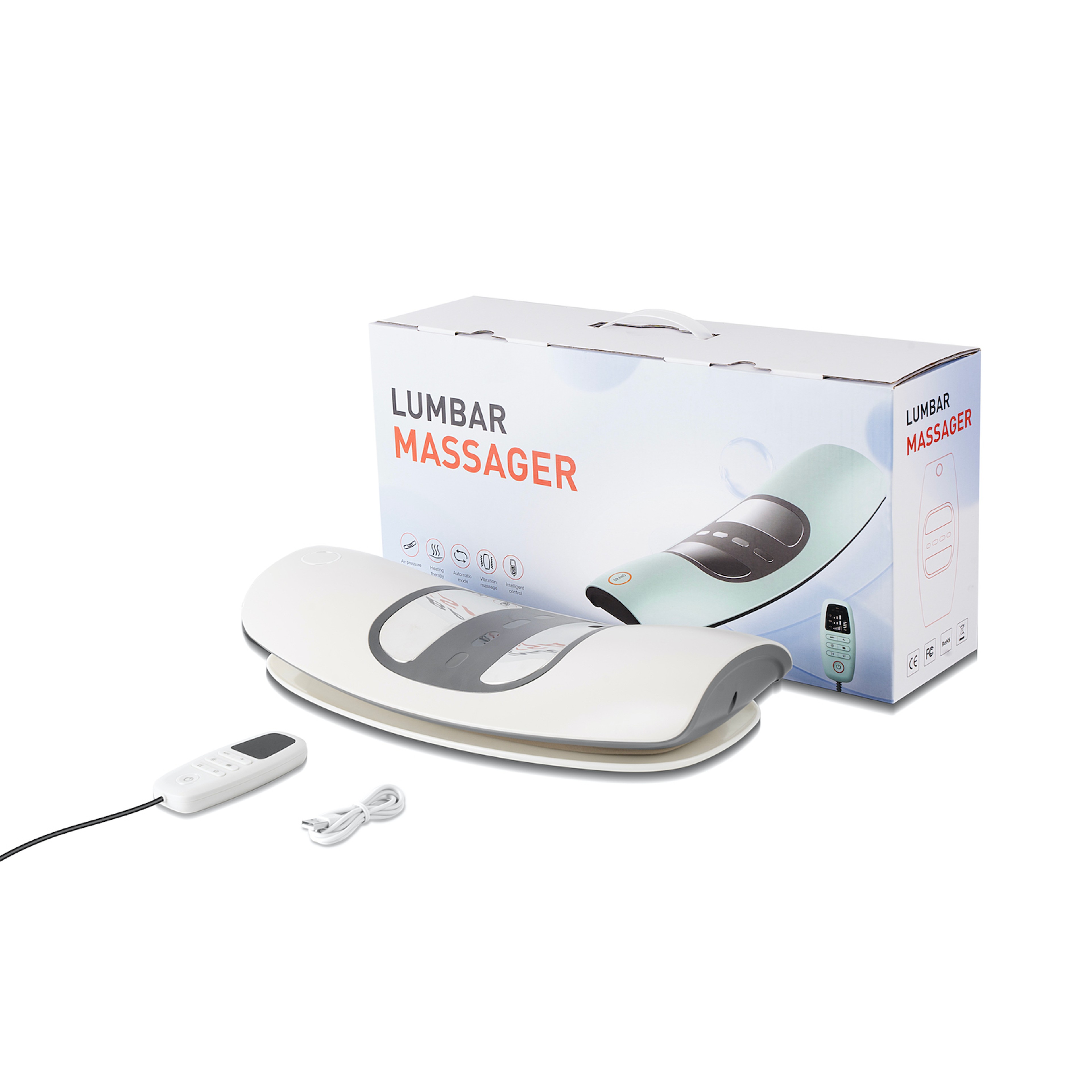 Lumbar Traction Device Back Stretcher And Lower Back Massager 7