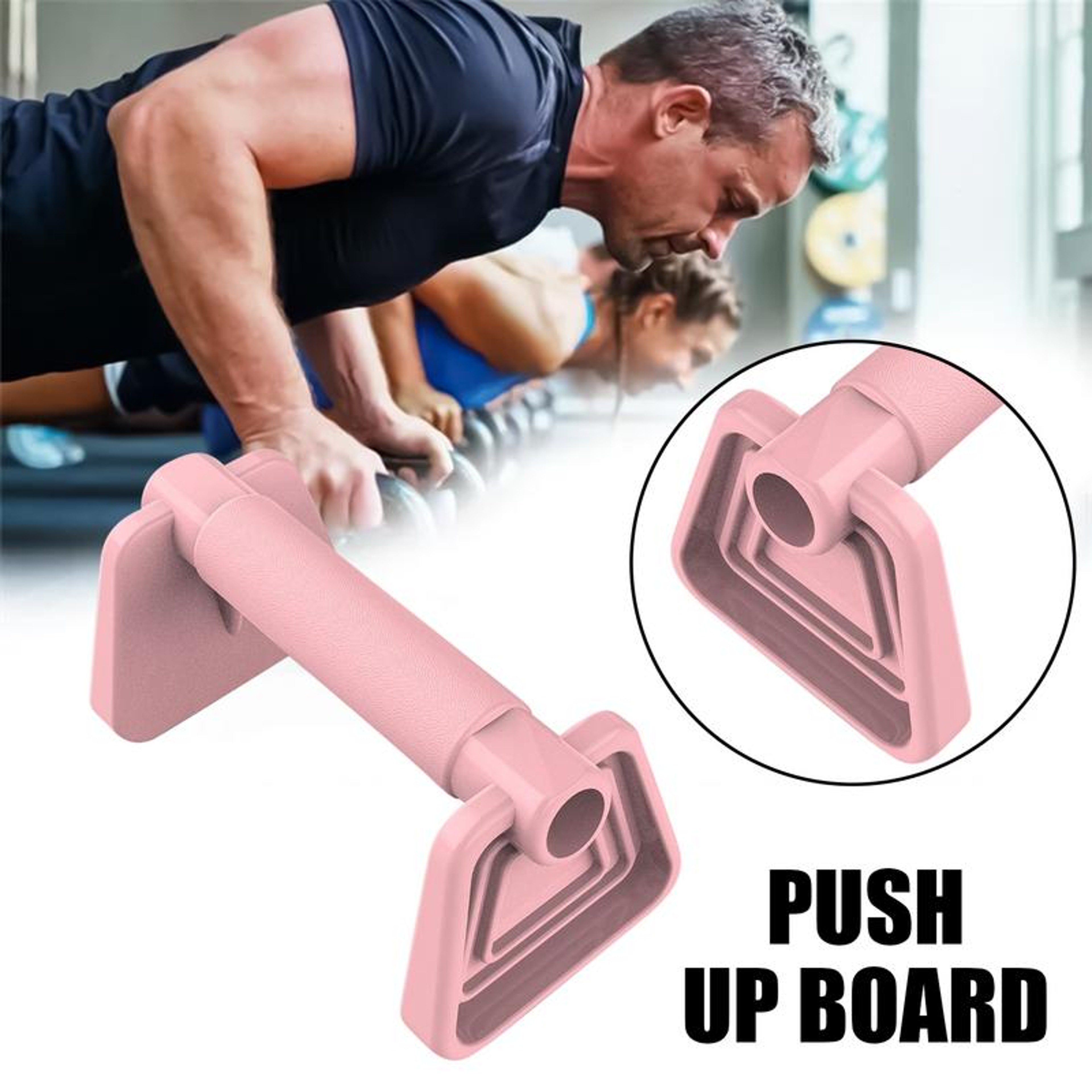 Portable Push Up Bars With Ergonomic Handles For Strength Training And Home Workouts 1