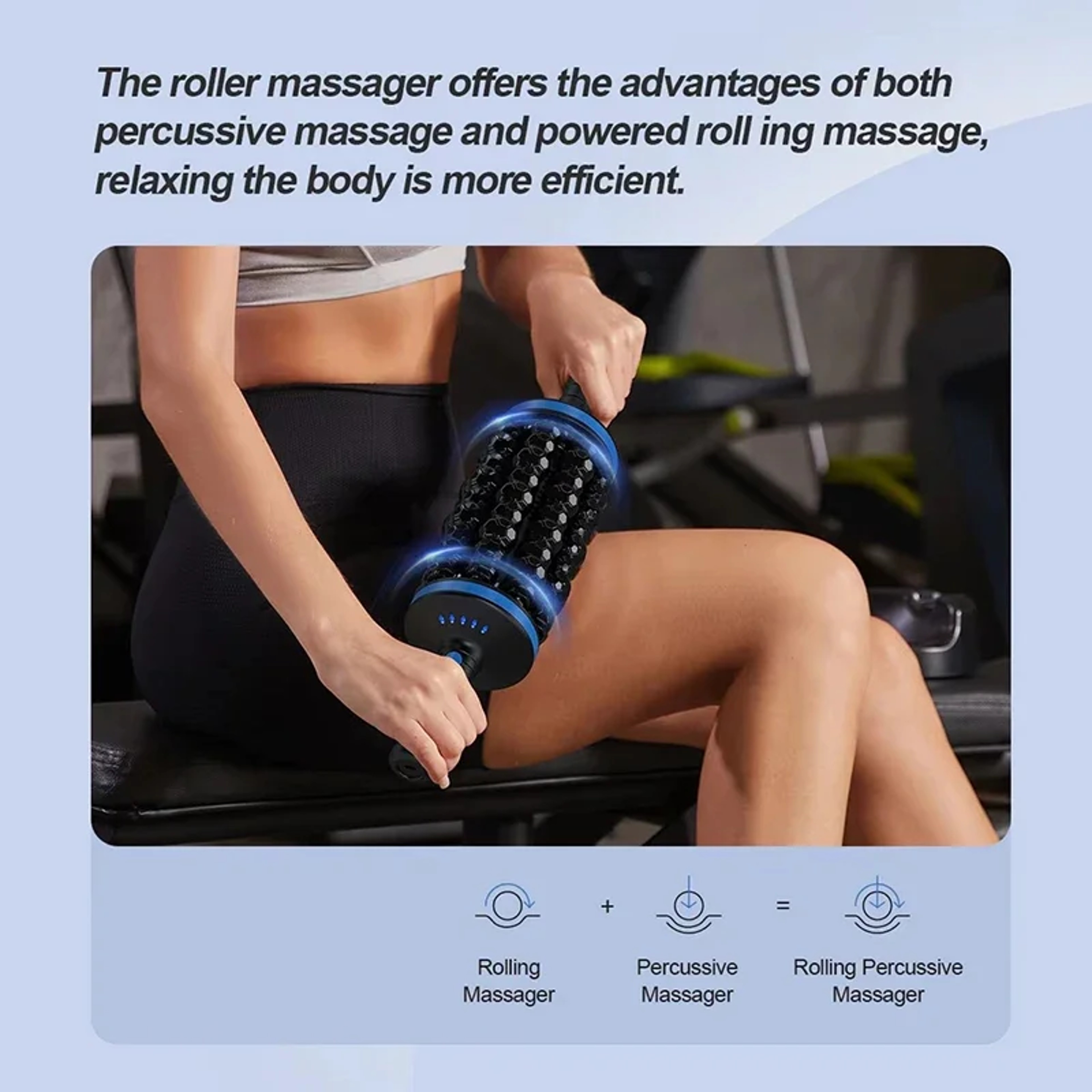 360 Rolling Cordless Body Massager For Deep Tissue Muscle Relief And Recovery 3