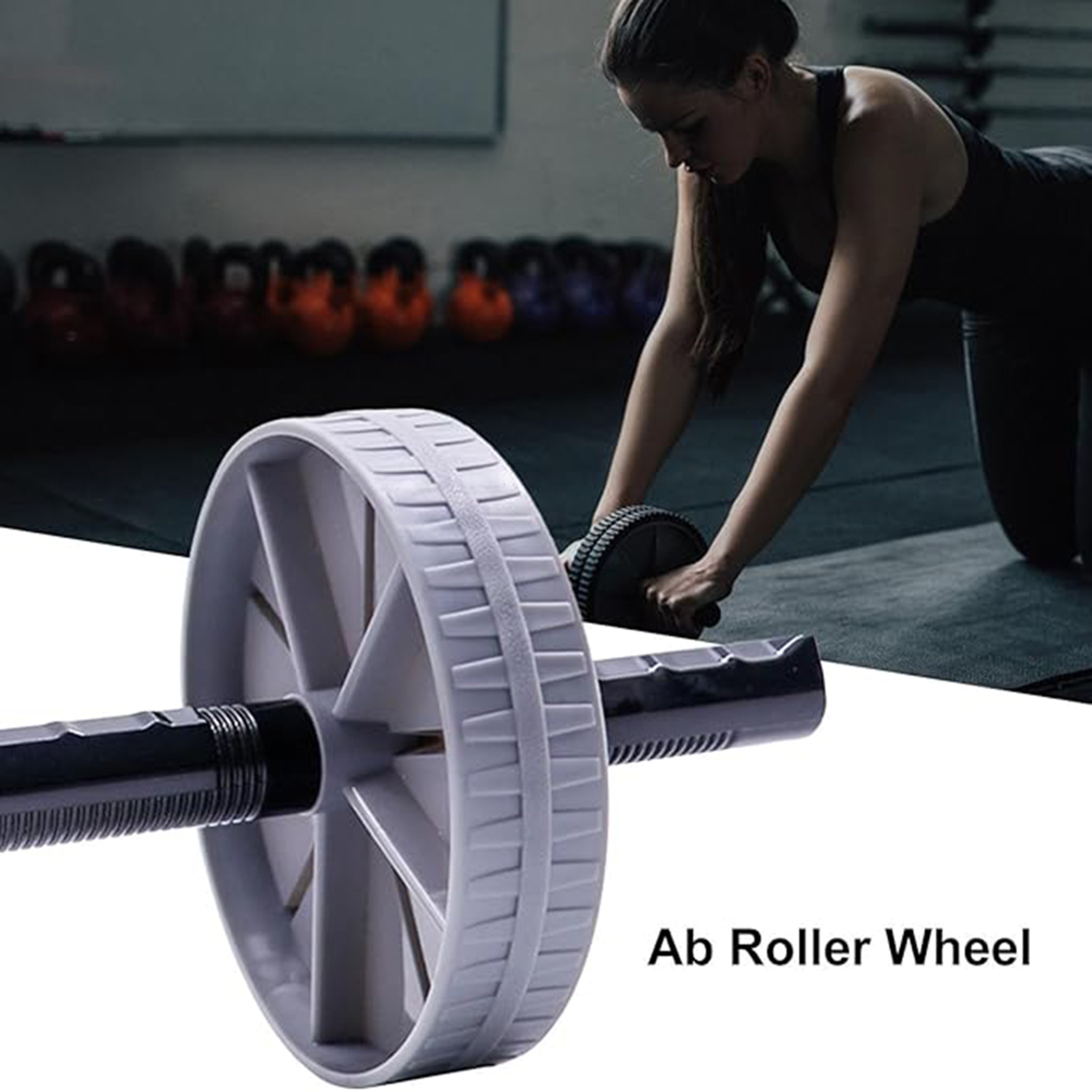 Automatic Rebound Ab Roller Wheel with Elbow Support for Core Strength and Home Workouts – view 2