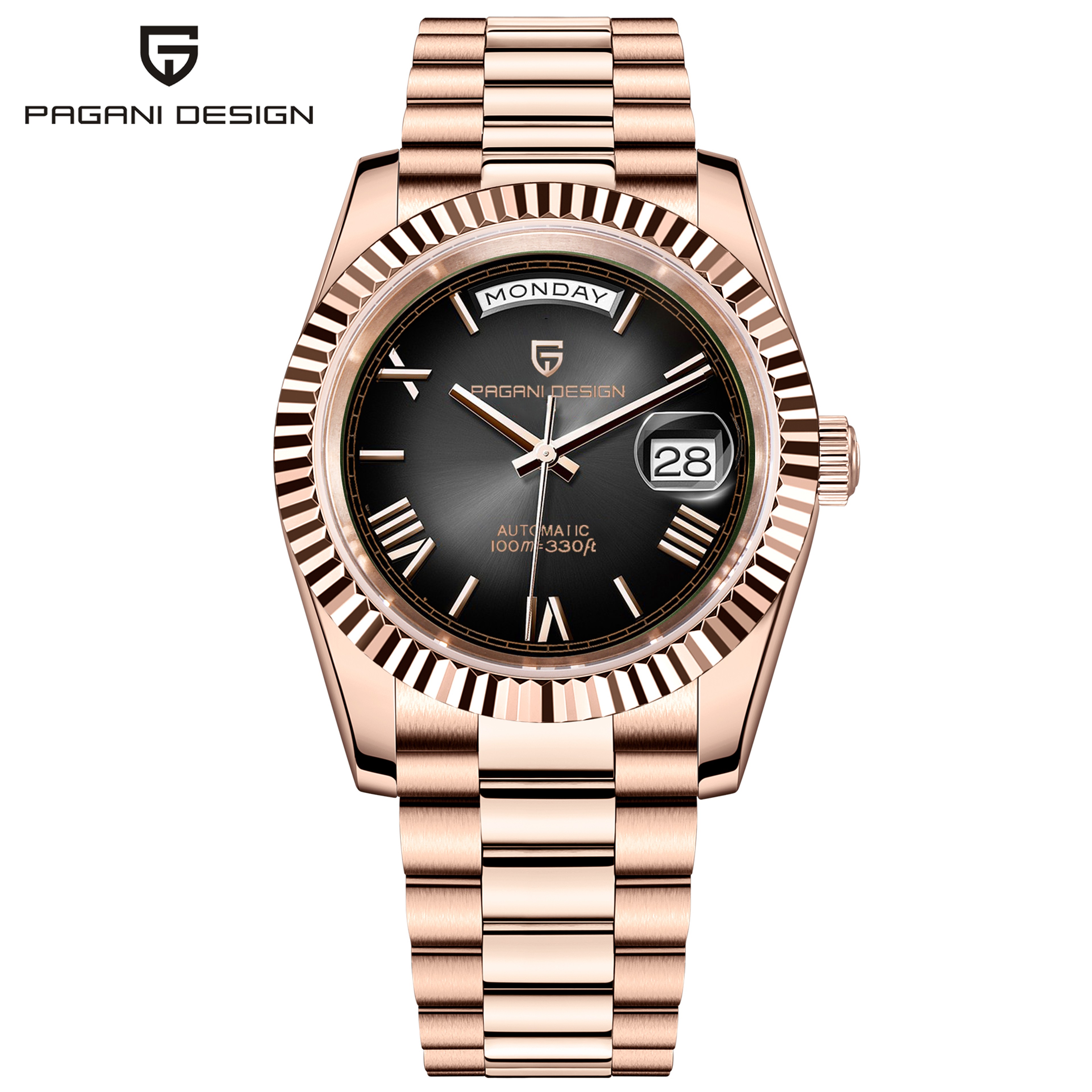 Automatic Watch For Men Sapphire Crystal Mechanical Watch 8