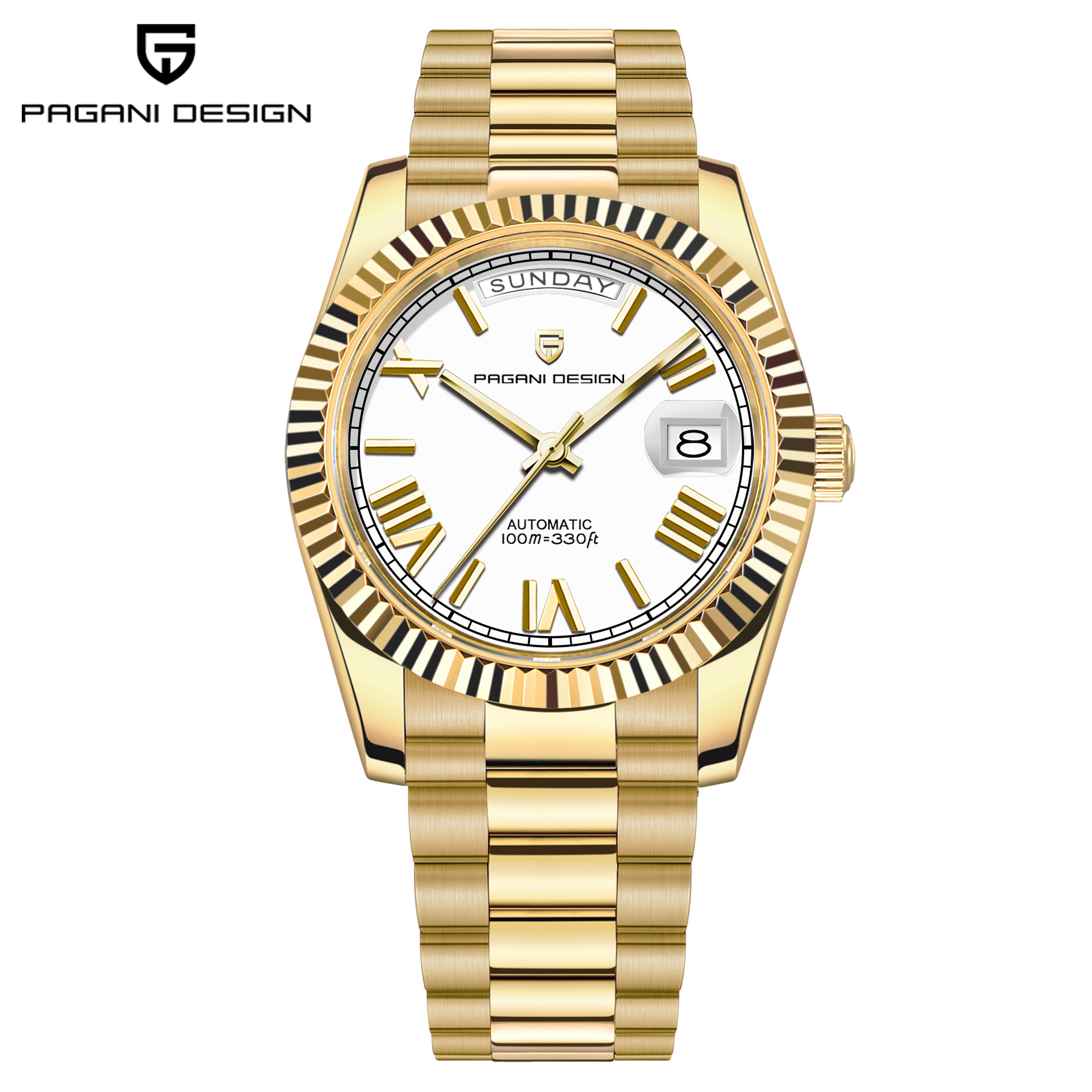 Automatic Watch For Men Sapphire Crystal Mechanical Watch 12