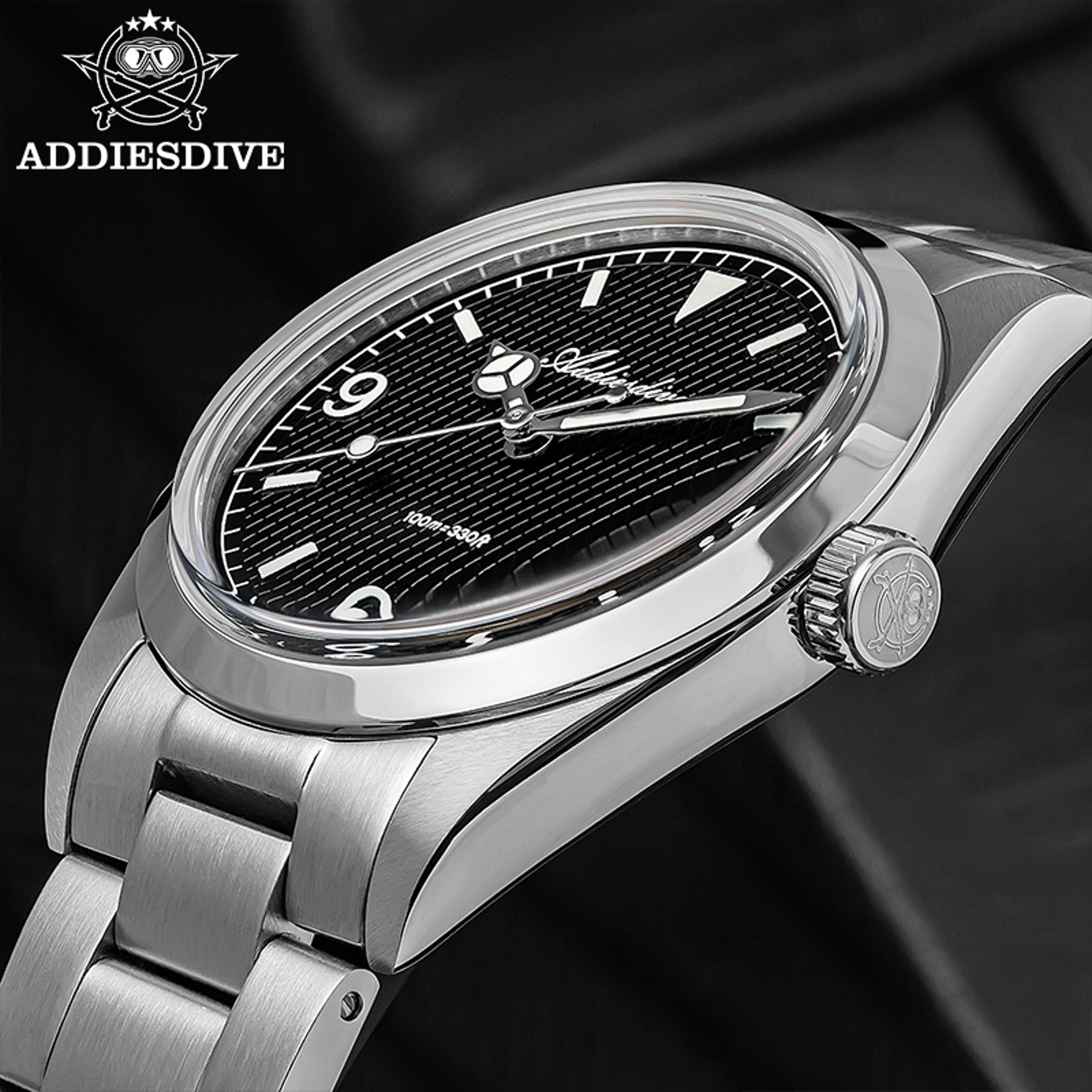 Mens Quartz Watch Luminous Watch With Stainless Steel Bracelet 5