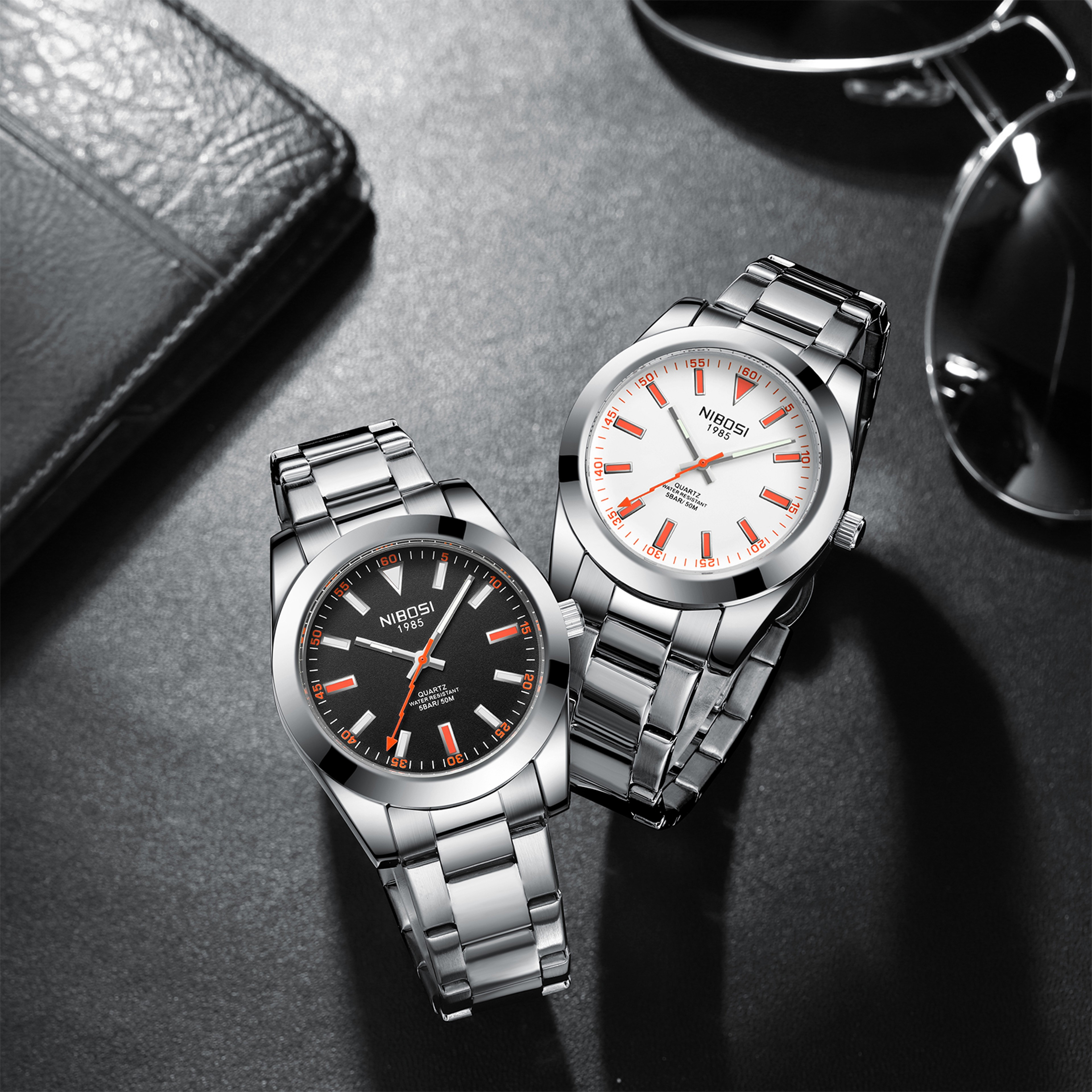 Mens Quartz Watch Stainless Steel Waterproof Business Sport Watch – view 5