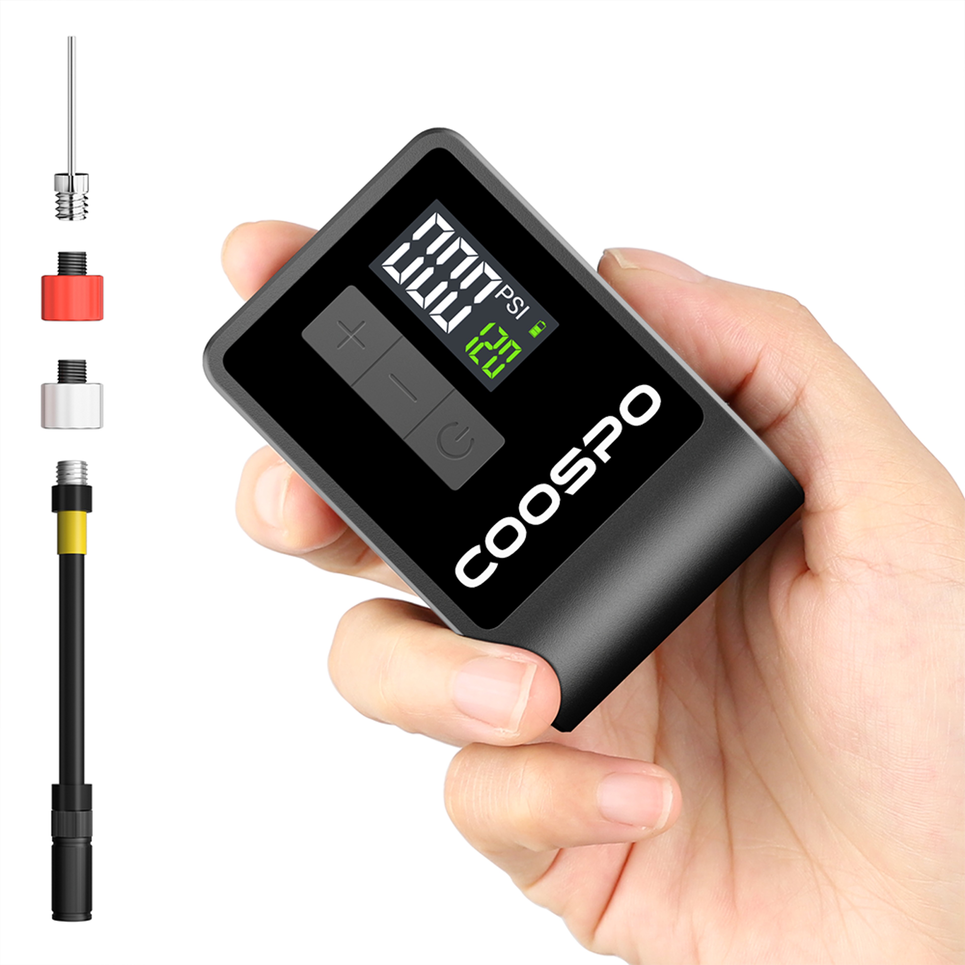 Mini Electric Bike Pump PSI Portable Digital Tire Inflator – view 1