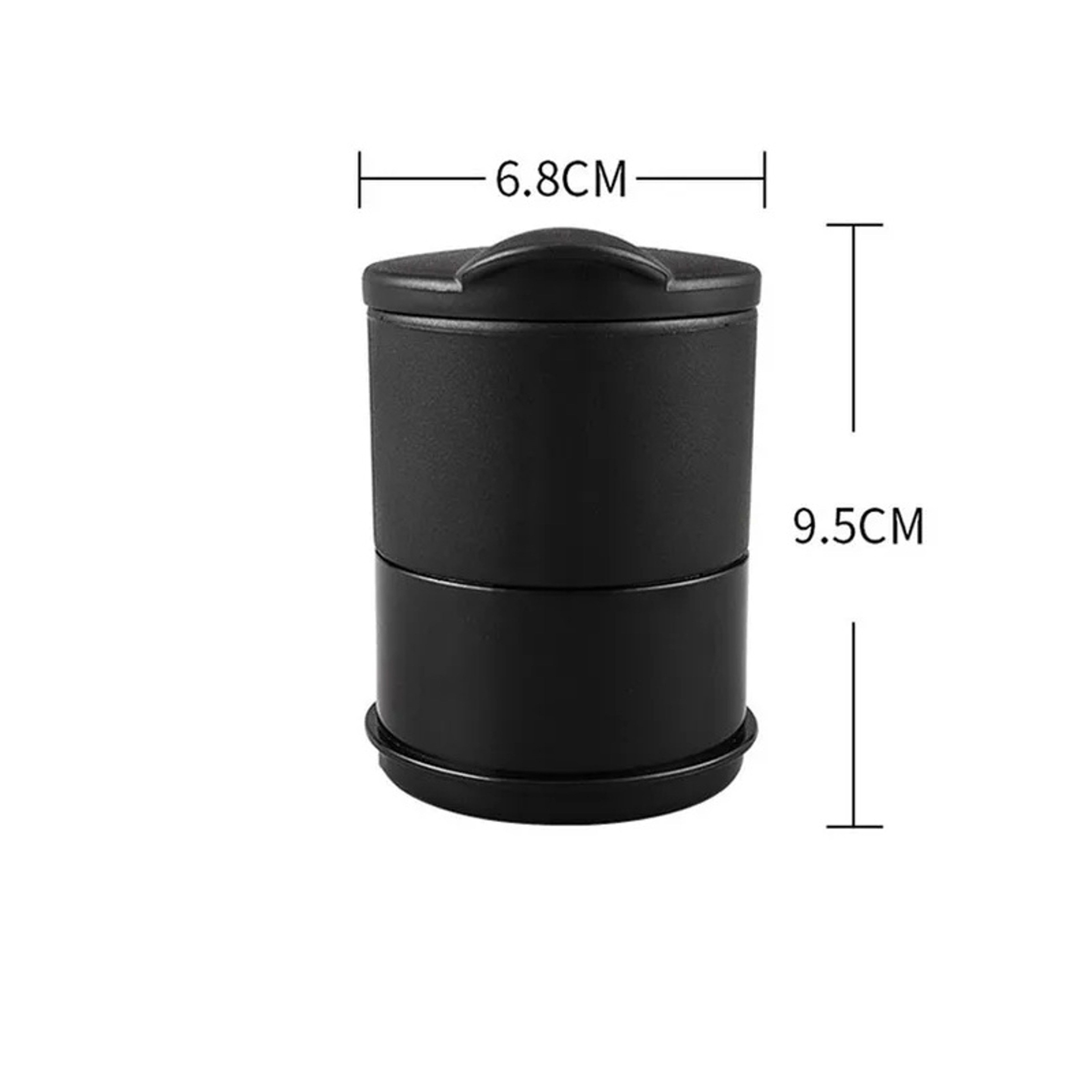 Universal Car Cup Holder Ashtray and Coin Storage Container for Cars – view 3