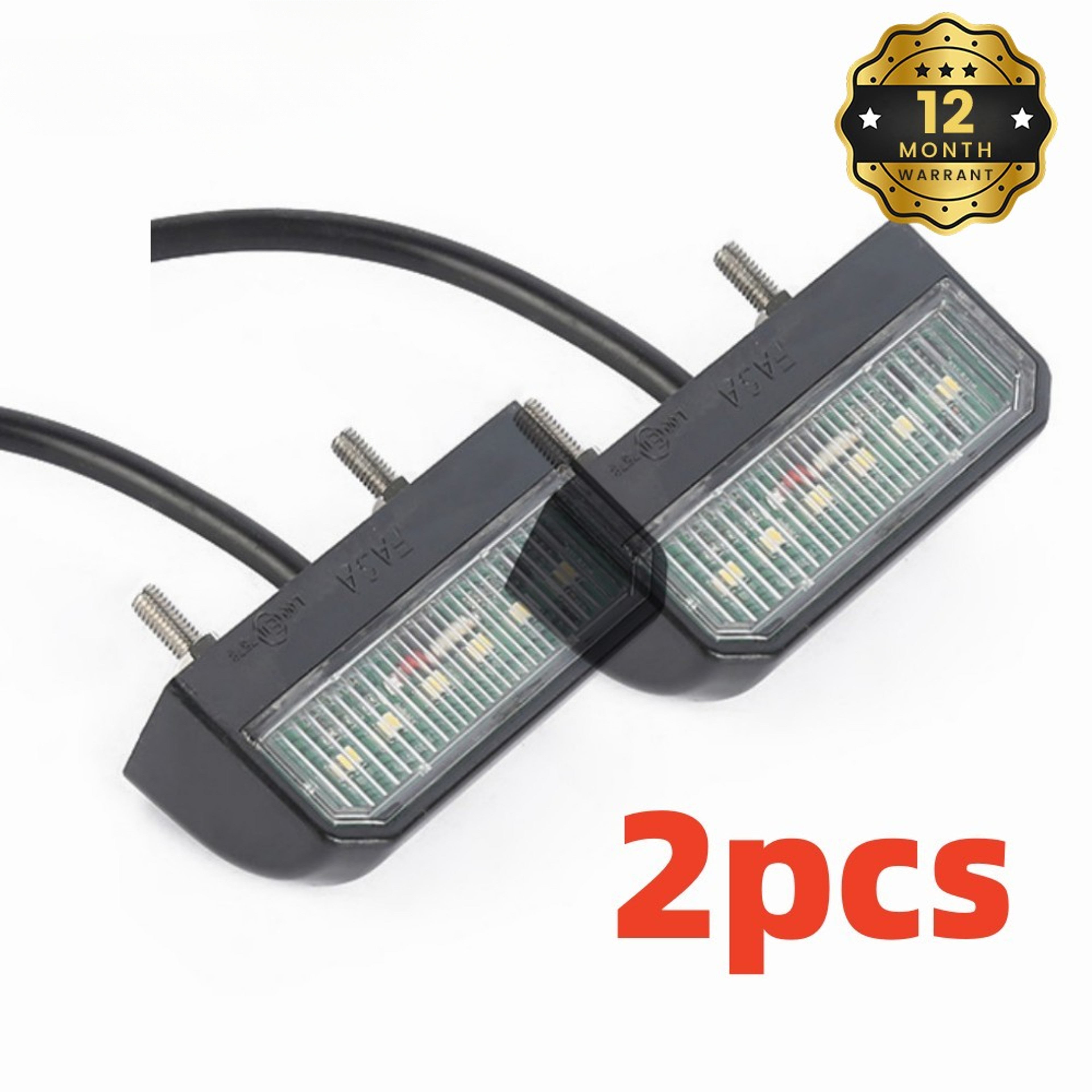 LED Waterproof License Plate Light For Car Truck Trailer RV Boat 1