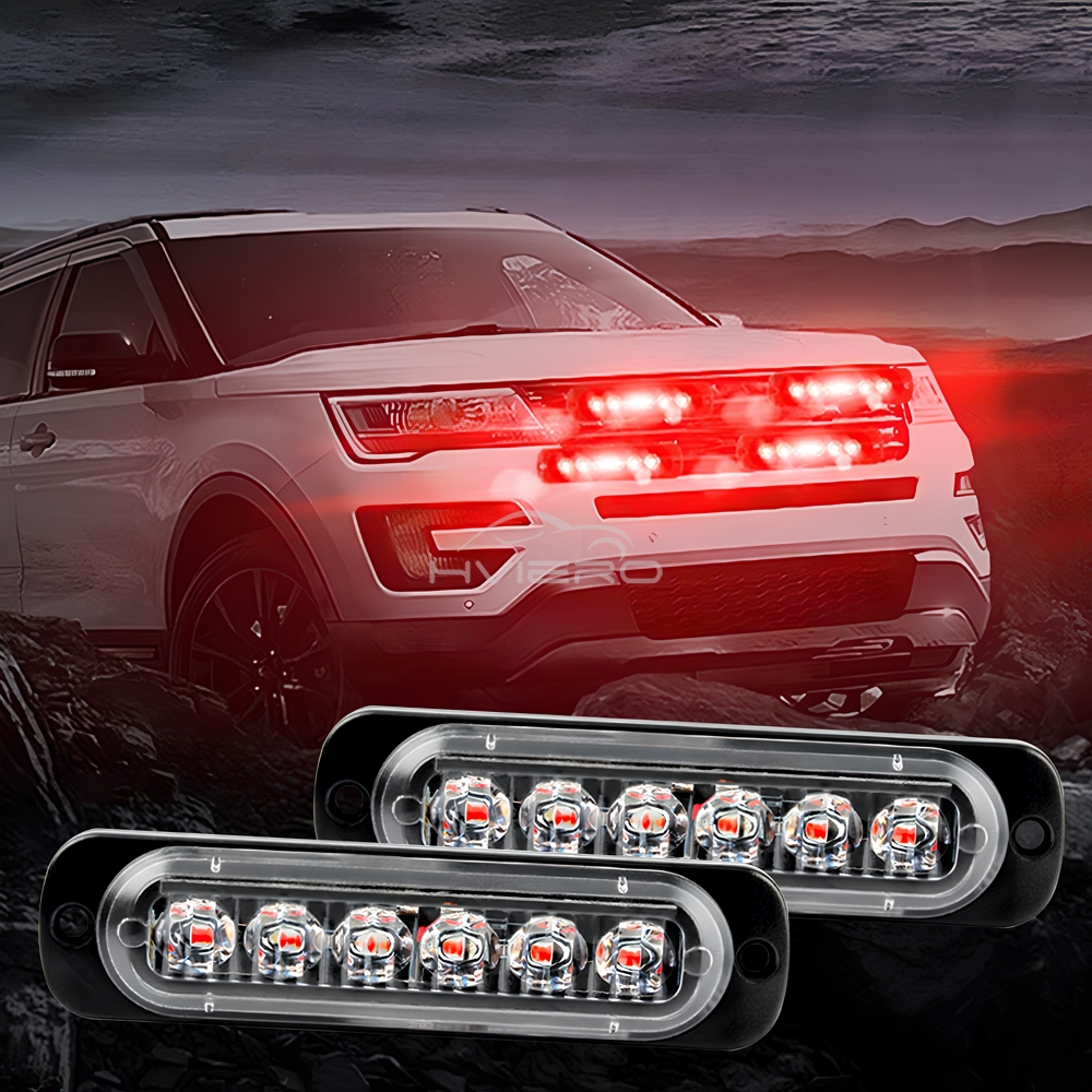LED Wireless Car Strobe Warning Light For Cars Trucks And Trailers 0