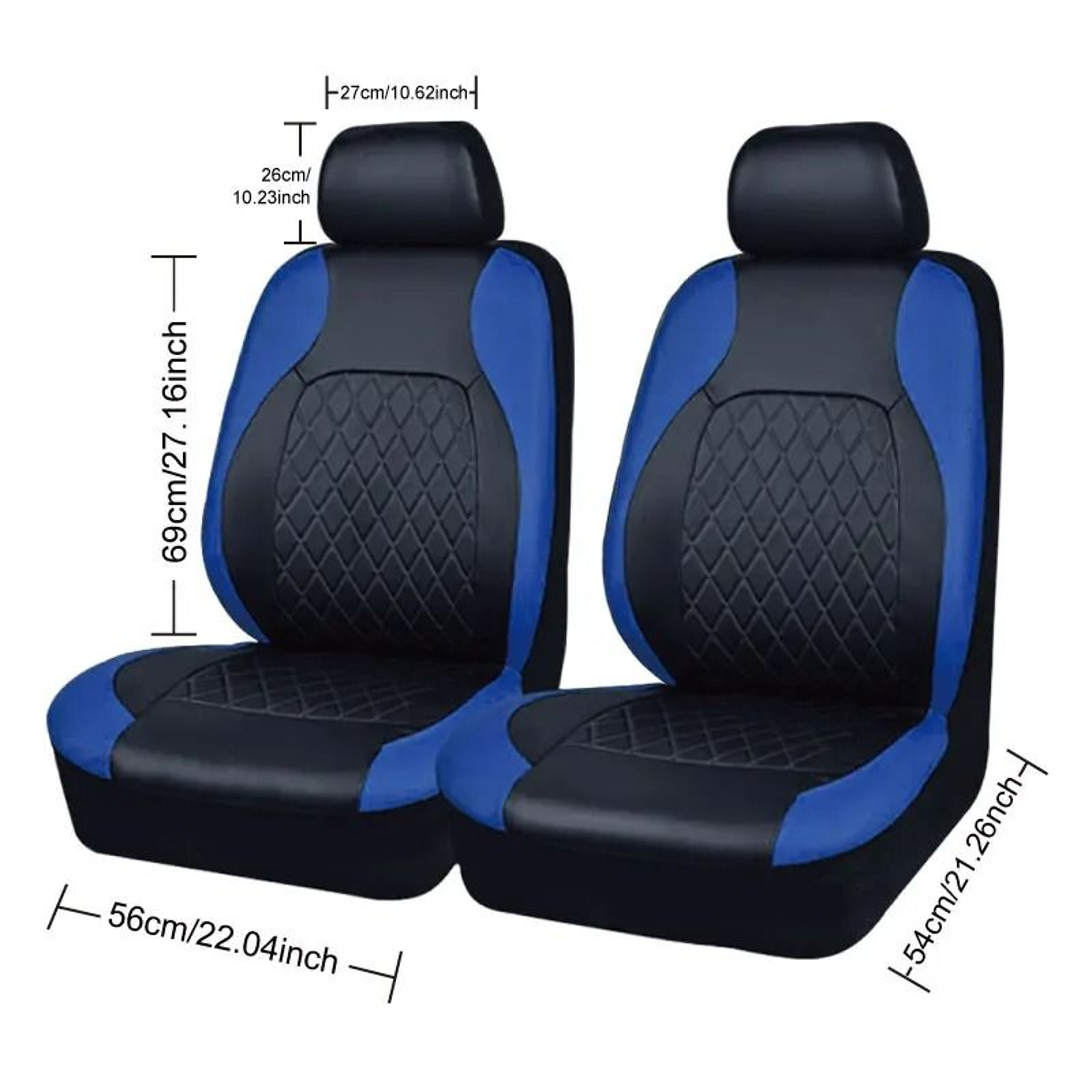 Universal PVC Car Seat Covers Sport Style Seat Protectors 14
