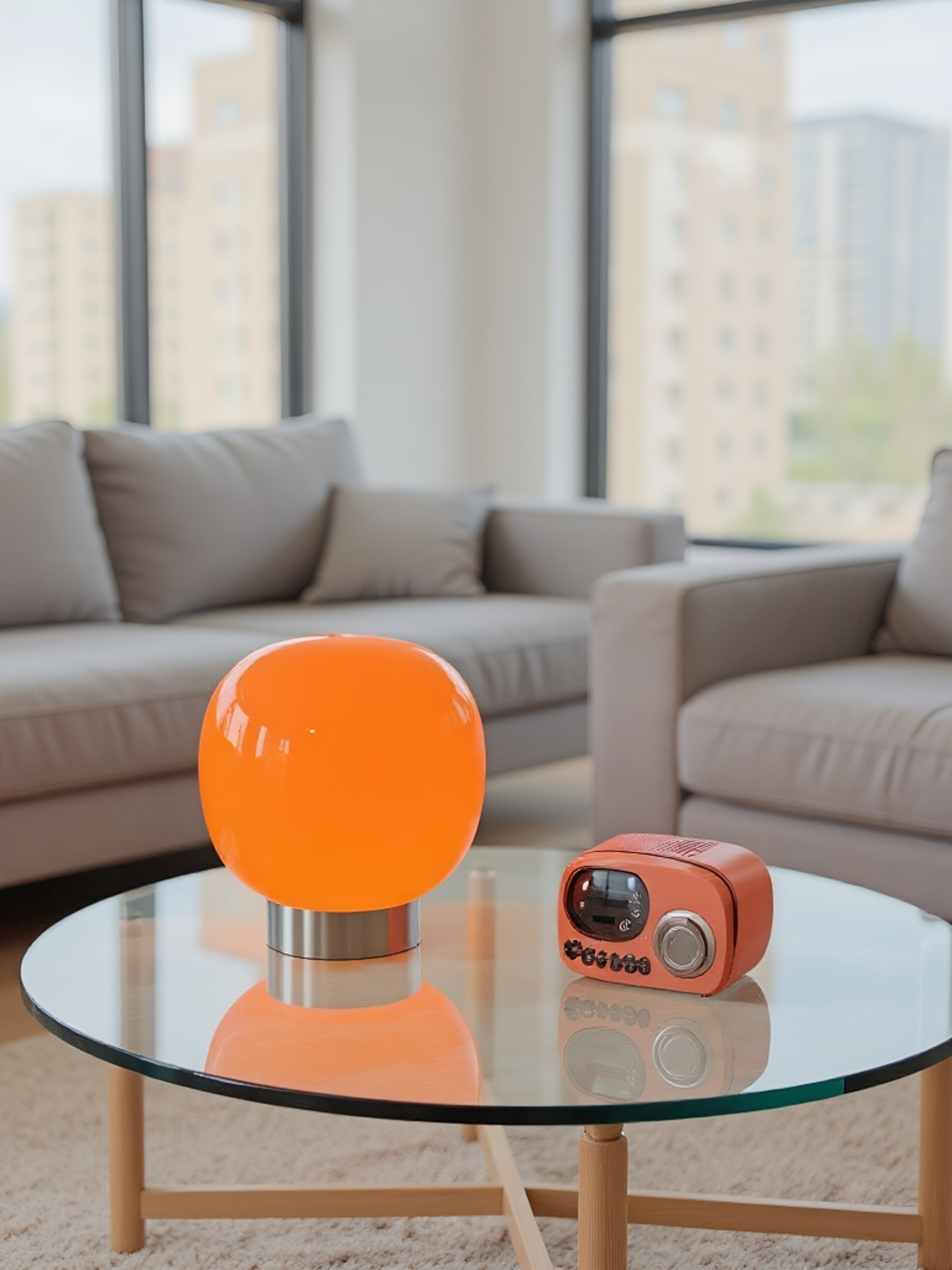 Glass Table Lamp Dimmable Bedside Lamp For Modern Home Decor 5