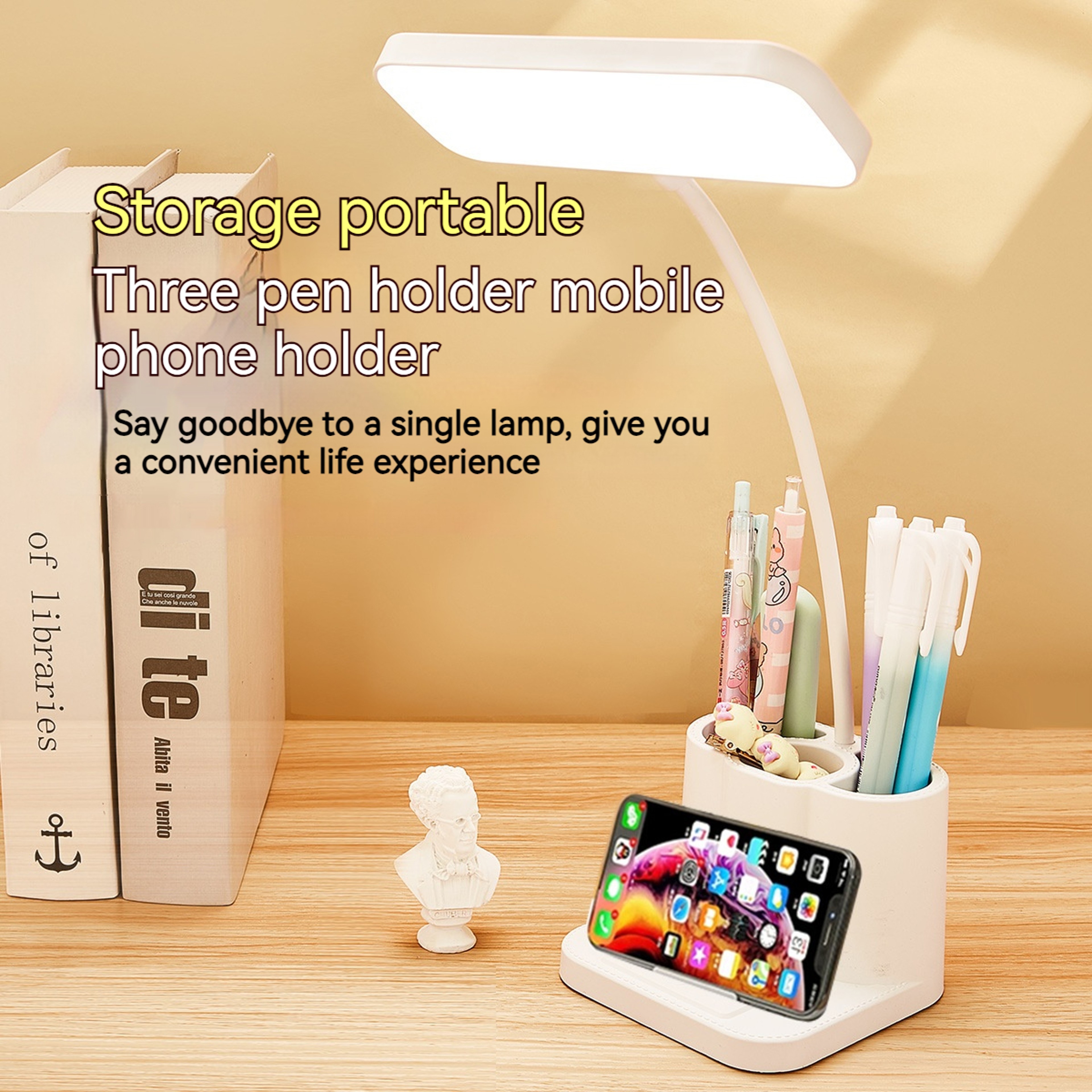 USB LED Desk Lamp Eye Care Reading Light For Study Bedroom And Dorm 5