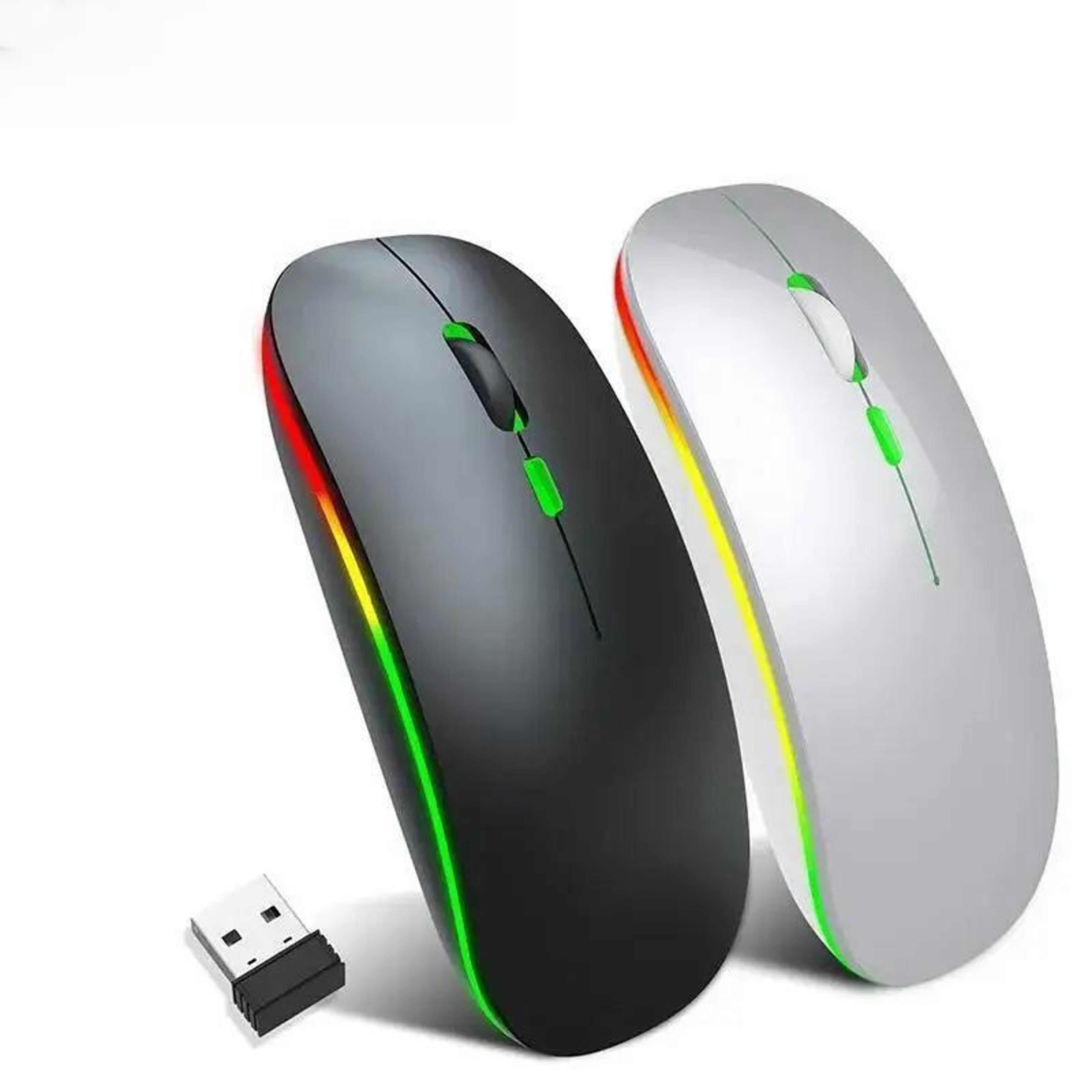 Wireless Mouse Gaming Mouse Backlight USB Compatible RGB Rechargeable Mice Silent Backlit Ergonomic Gaming Mouse for Laptop PC – view 6