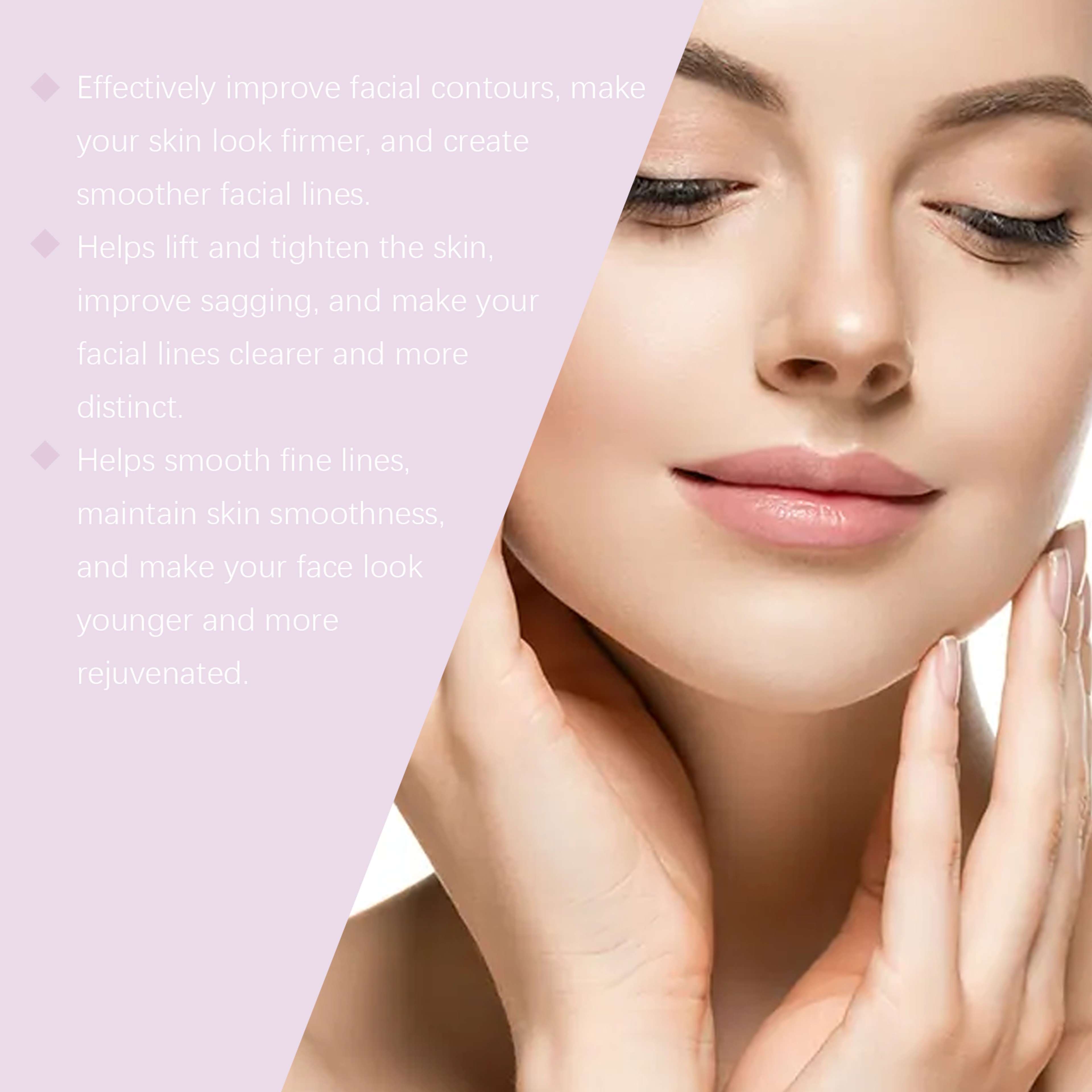 UltraThin Face Stickers Invisible Lift Tape for VLine Chin Shaping  Skin Tightening