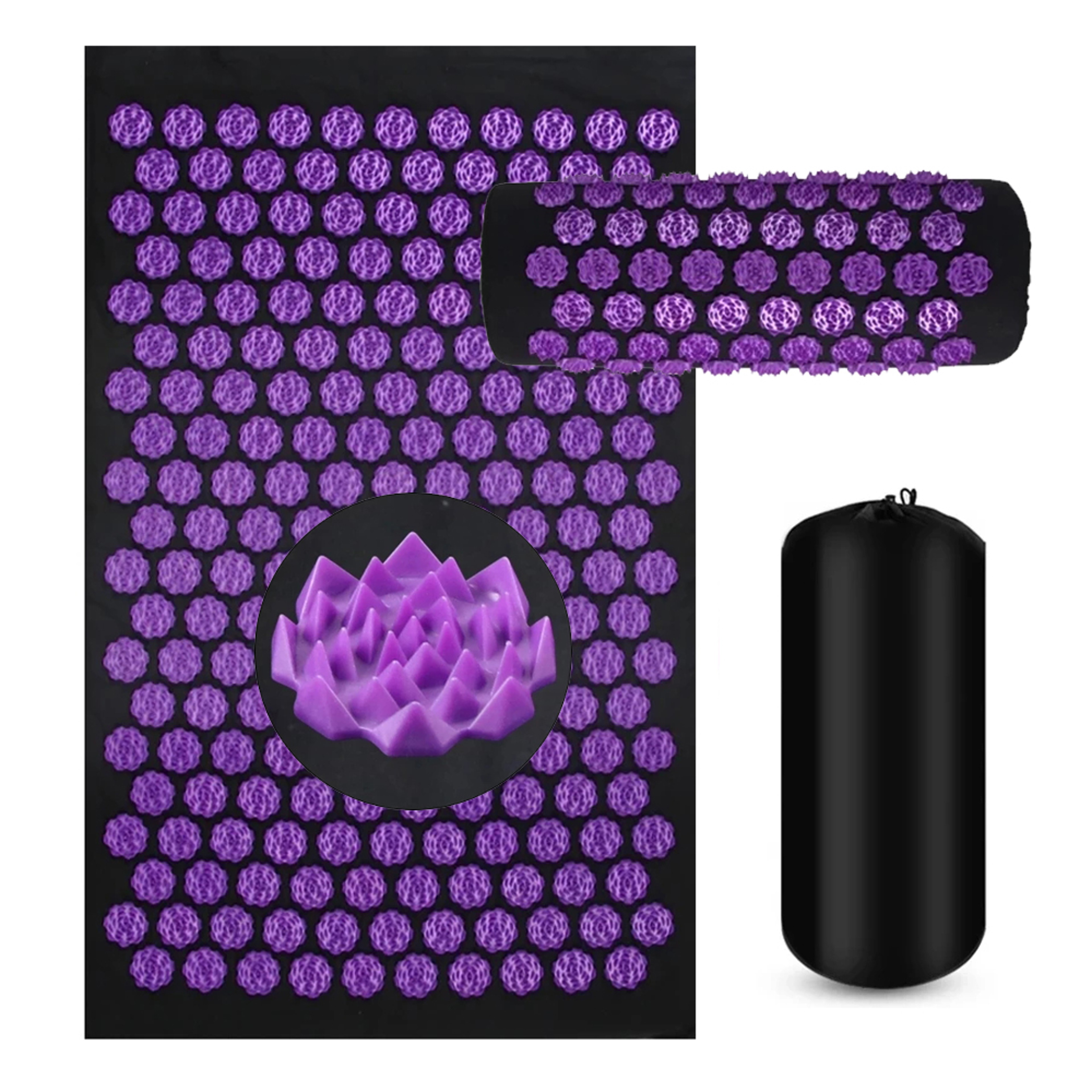 Acupressure Yoga Mat Kuznetsov's Applicator Cushion Sensi Massage Body Needles With Spikes Pillow Foot Massager Fitness Pilates – view 10