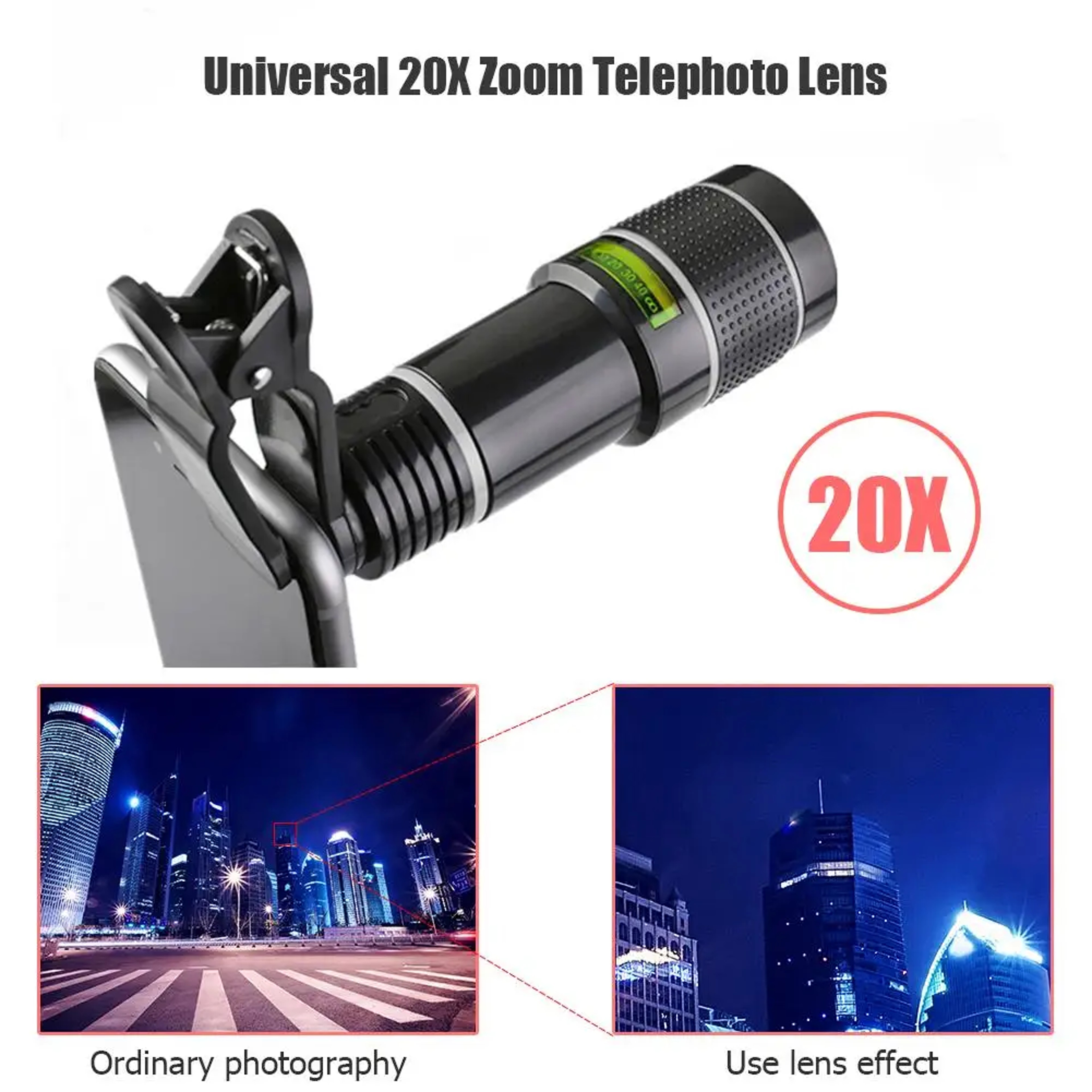 Universal Telephoto Lens For Smartphones Perfect For Travel Wildlife  Sports Photography 3