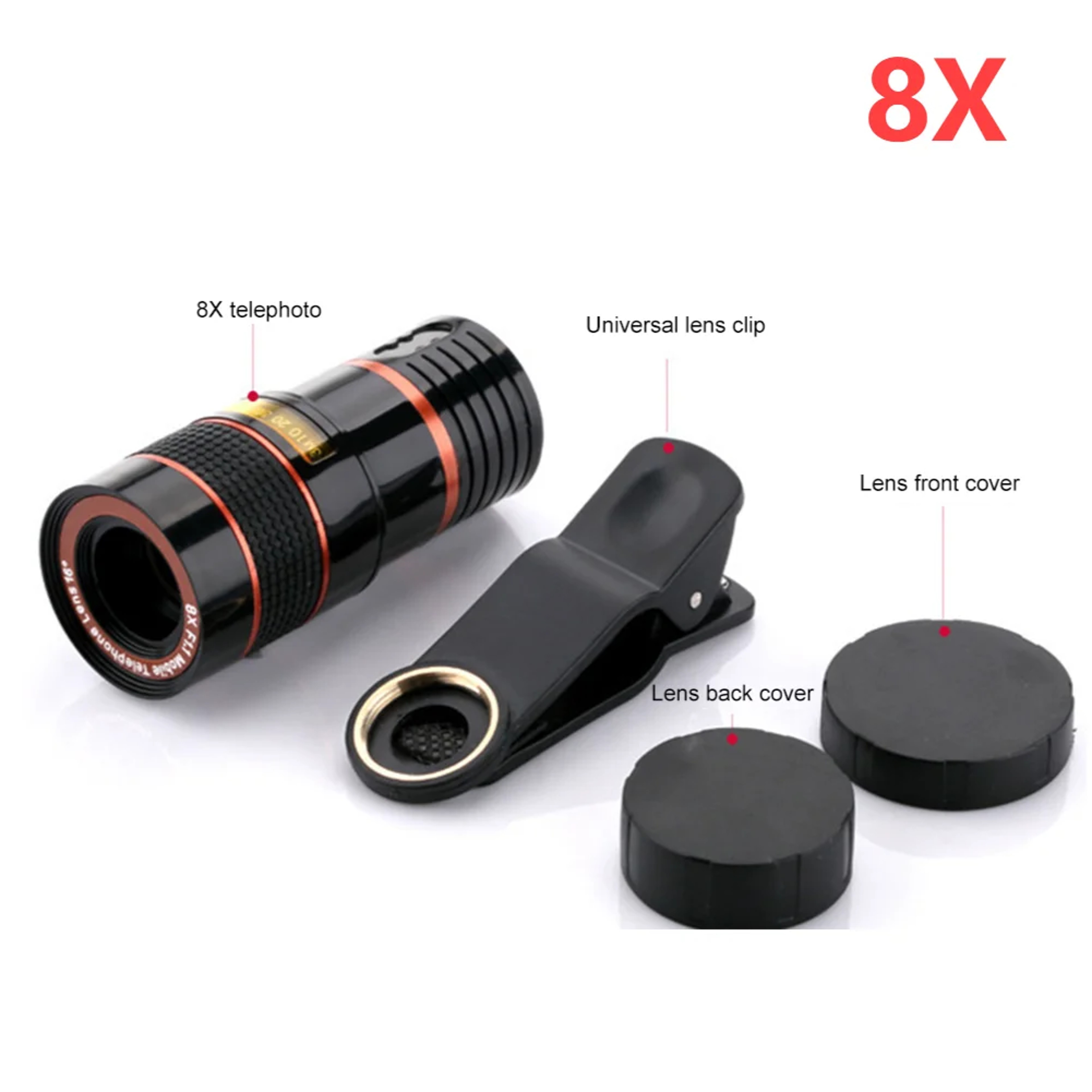 Universal Telephoto Lens For Smartphones Perfect For Travel Wildlife  Sports Photography 8