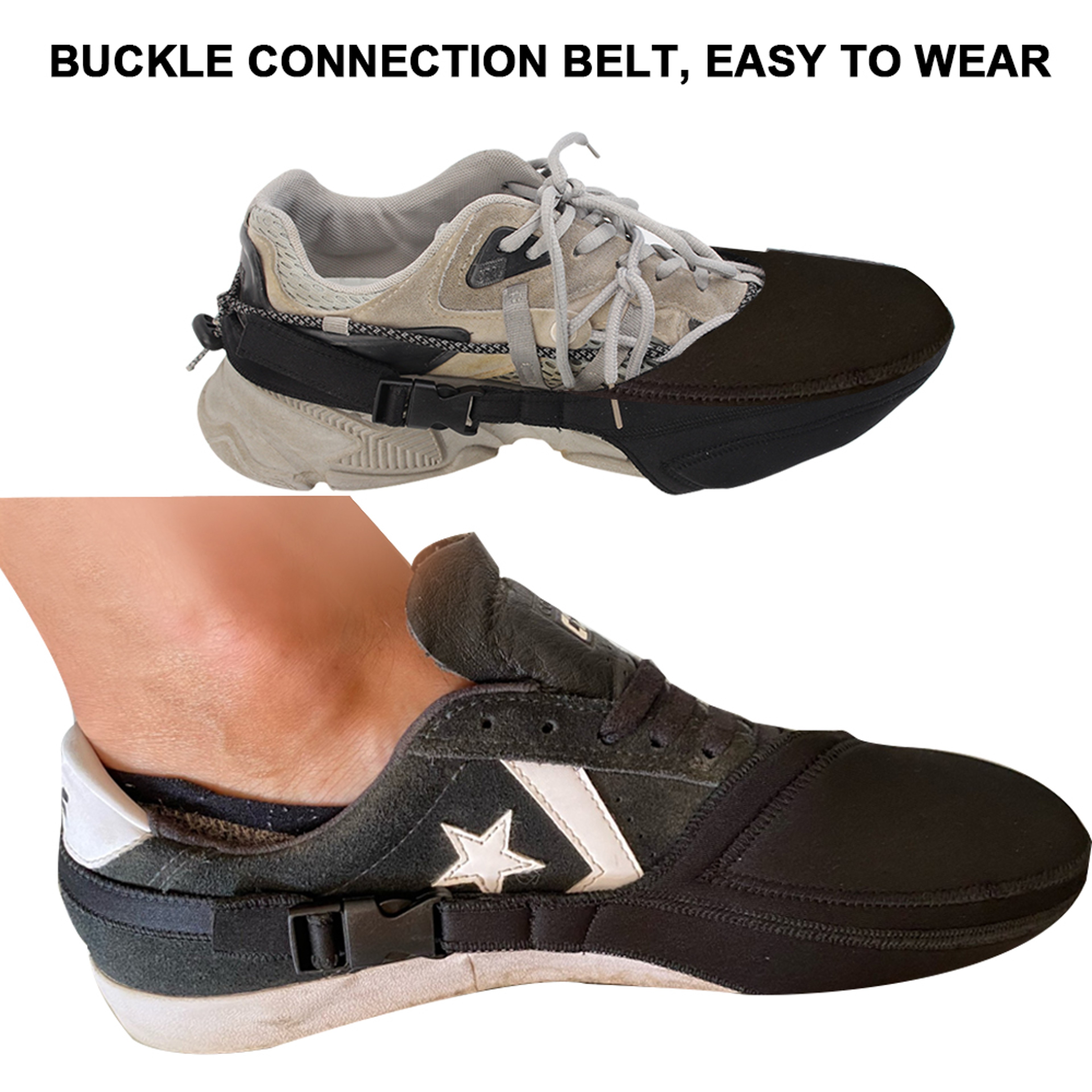 Motorcycle Gear Shift Pad – Waterproof & Anti-Slip Boot Cover – Lightweight Riding Shoe Protector – view 3
