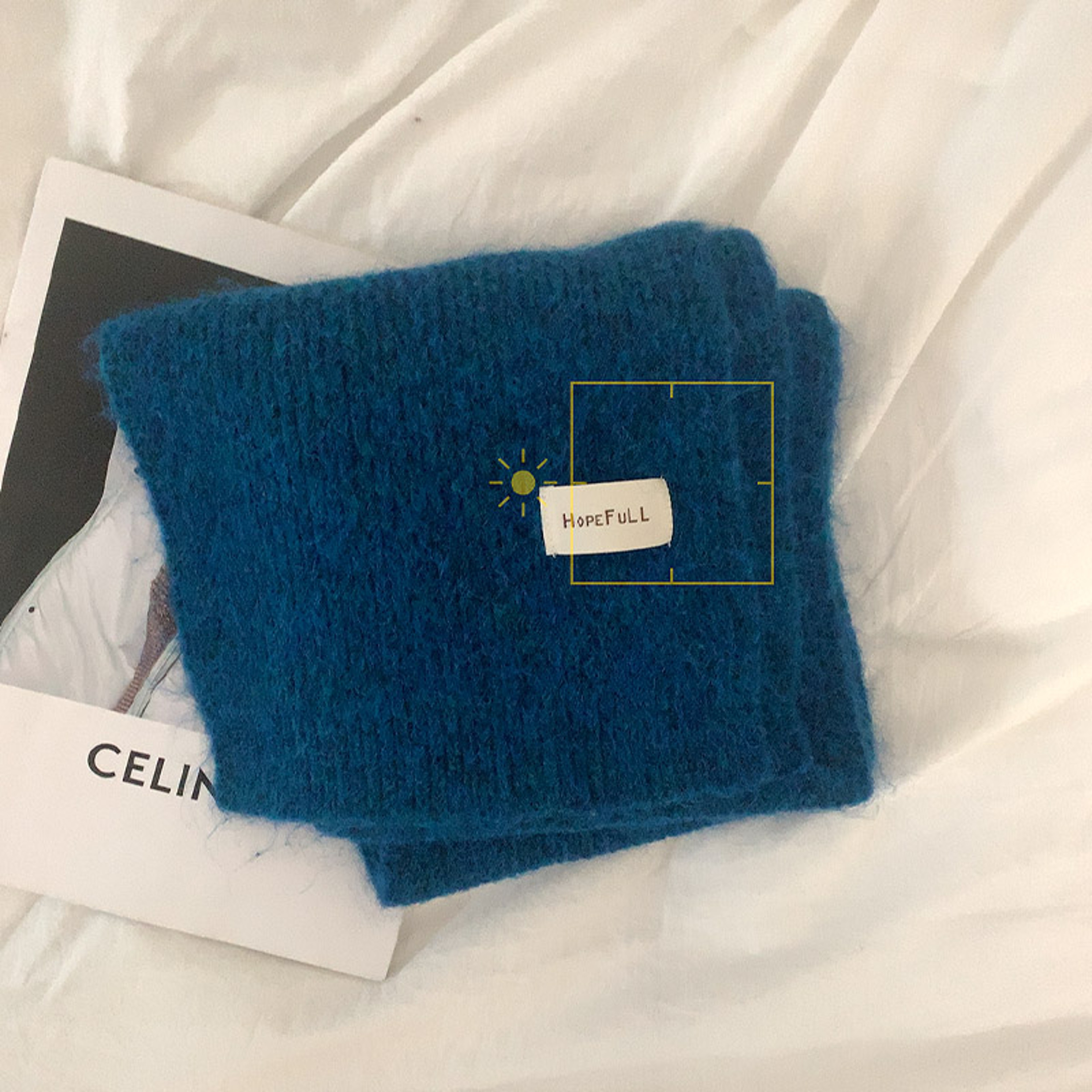 Pure Color Woolen Scarf, Versatile Winter Neck Warmer, New Knitted Yarn For Girls and Students – view 5