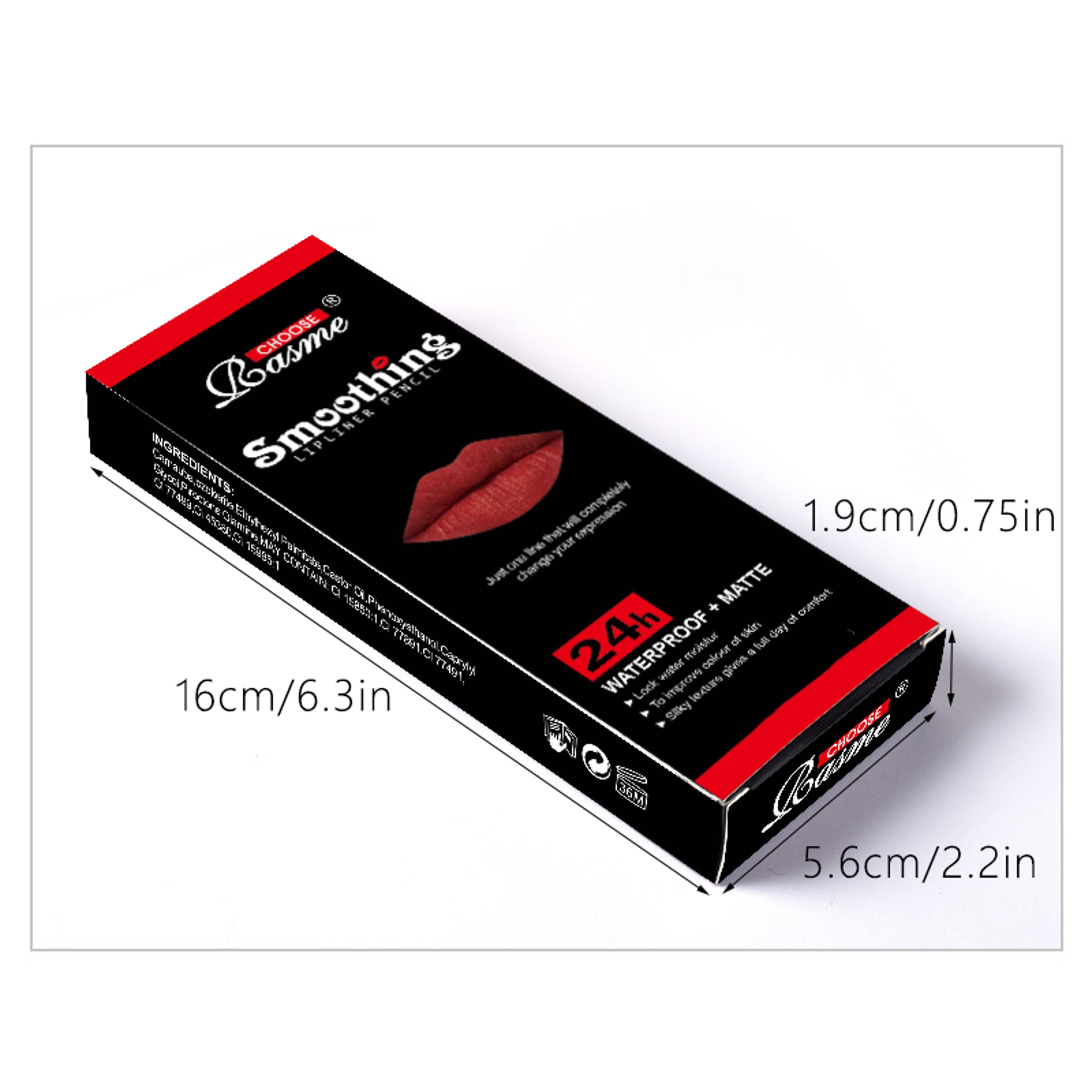 Professional Lip Liner Pencil and Matte Lip Gloss, Long-Lasting Lipstick Set for Women, Ideal Valentine's Day Gifts – view 5