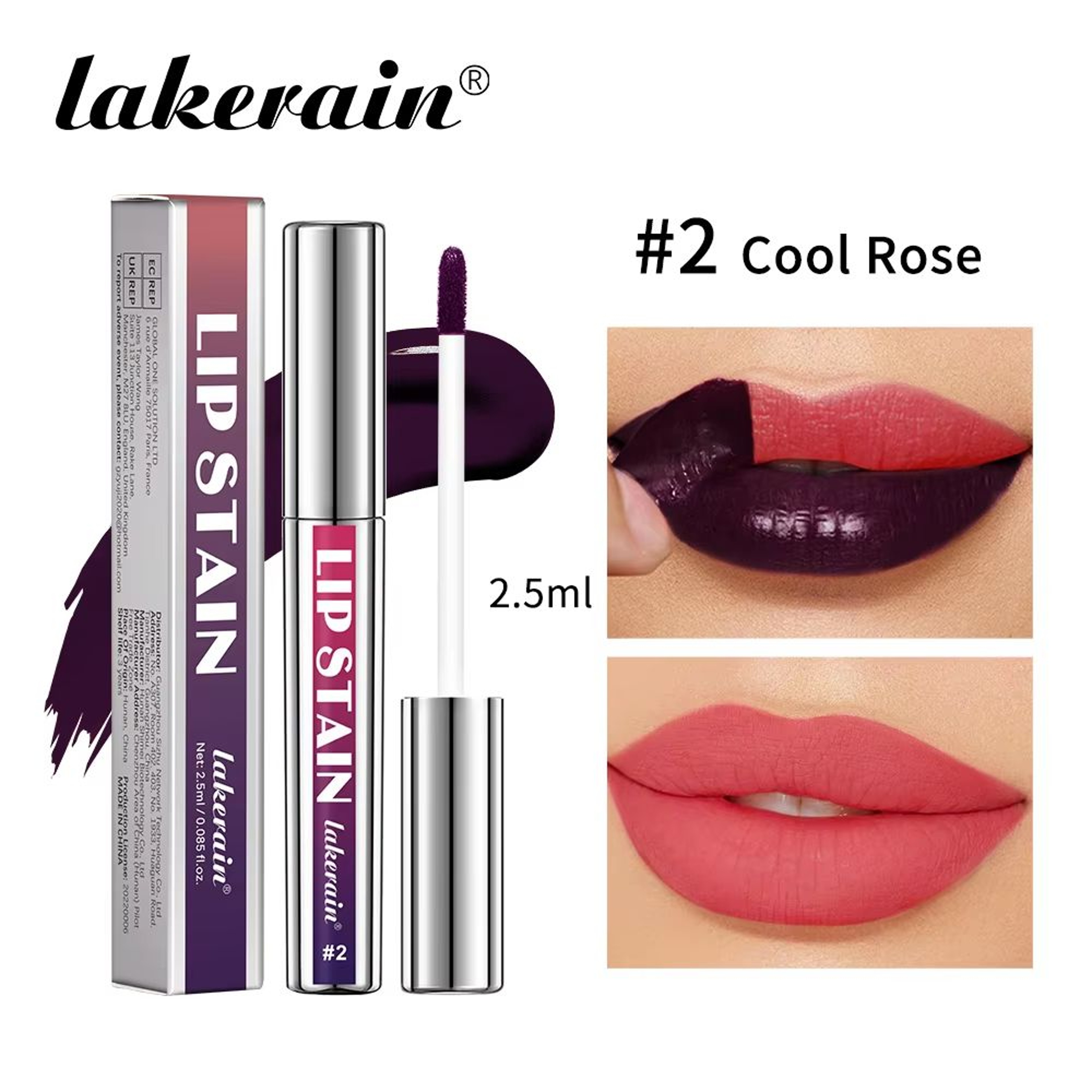 Waterproof Pink Lip Tint Peel Off Lip Stain Reveal Transfer Proof Non Stick Cup Long Lasting Natura 6