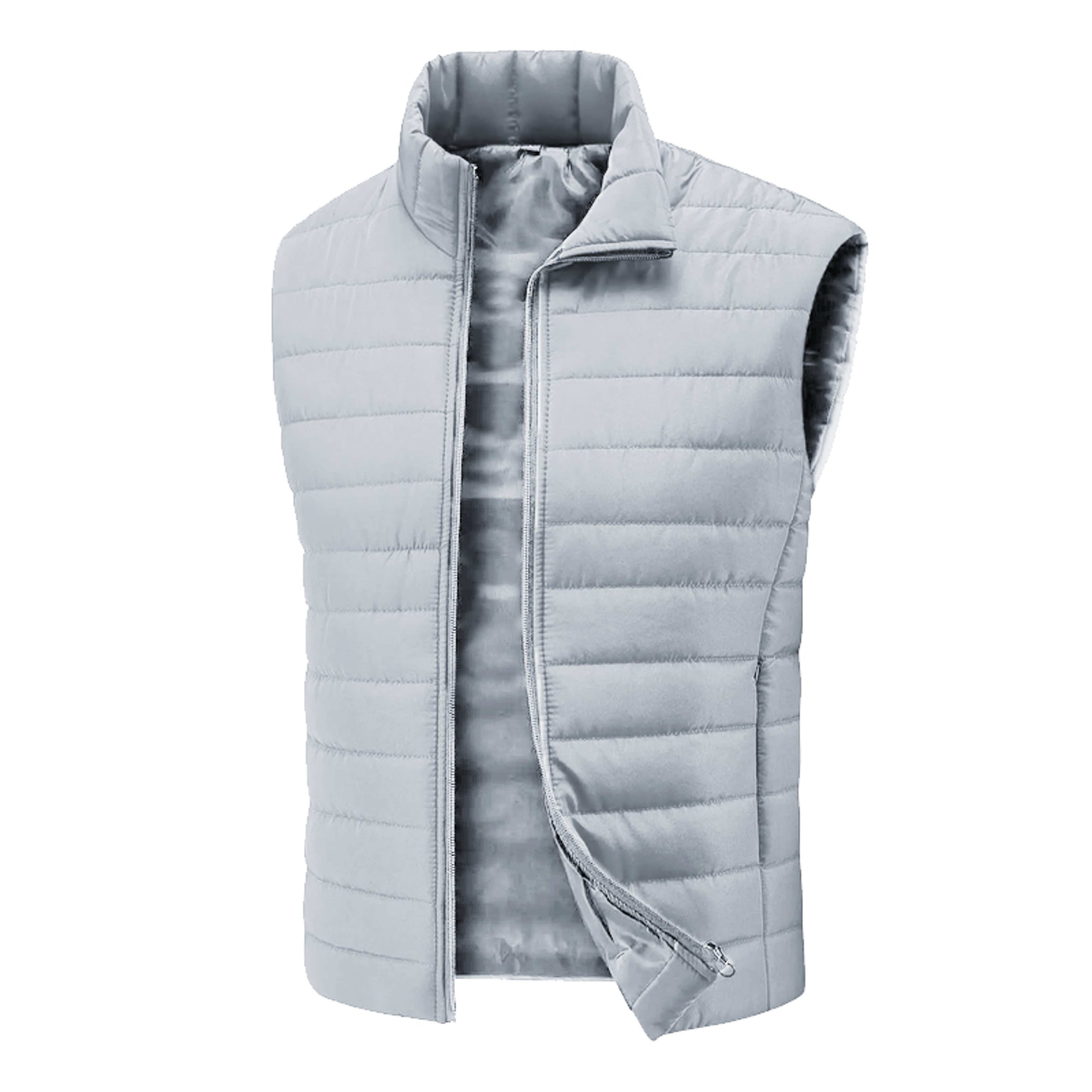 Mens Animal Game Casual Vest Lightweight Zipper Jacket Sleeveless Outerwear Vest Outdoor Warm Vest  1