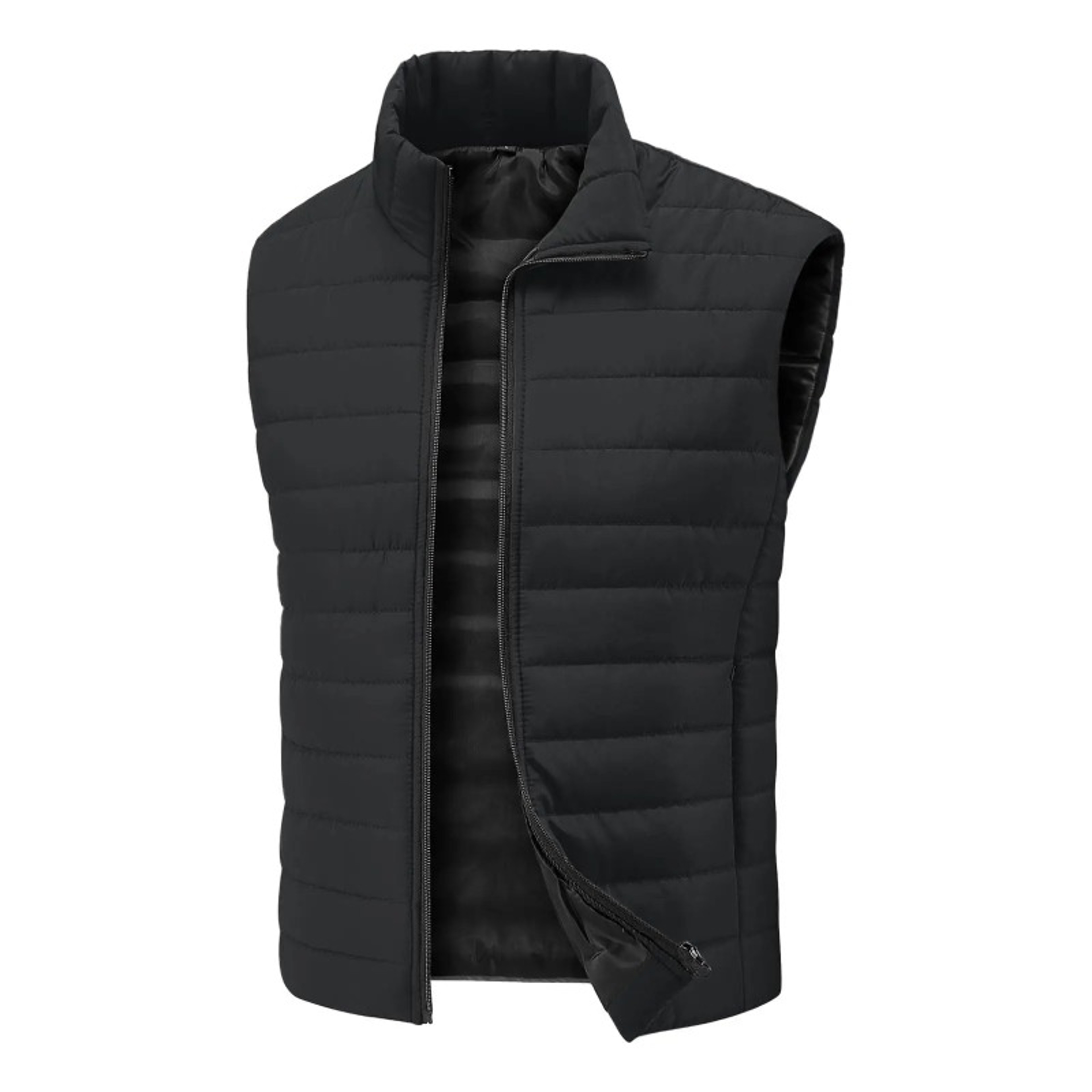 Mens Animal Game Casual Vest Lightweight Zipper Jacket Sleeveless Outerwear Vest Outdoor Warm Vest  2