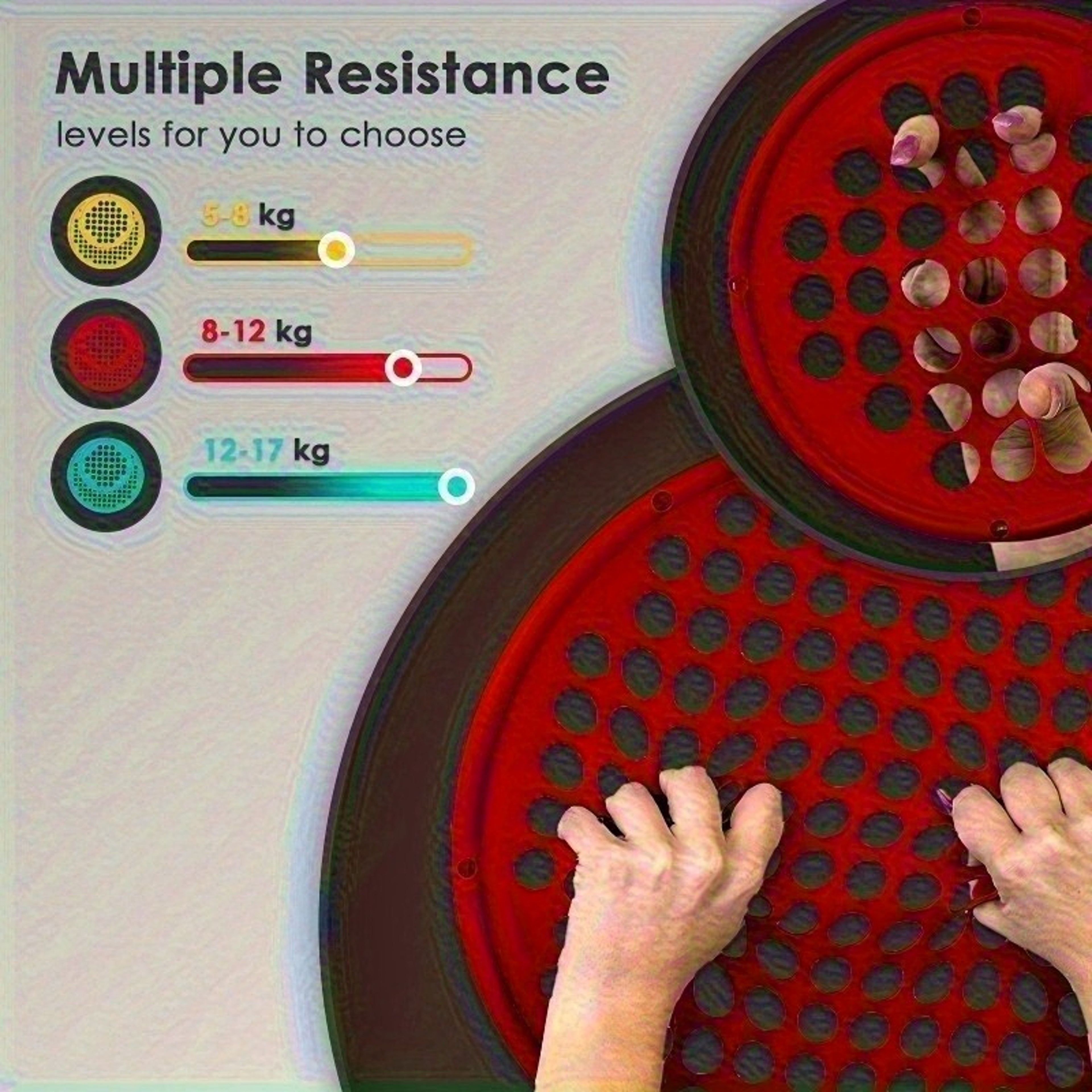 Silicone Portable Hand Exerciser Elastic Resistance Net Three Colors Available Home Training Equipm 1